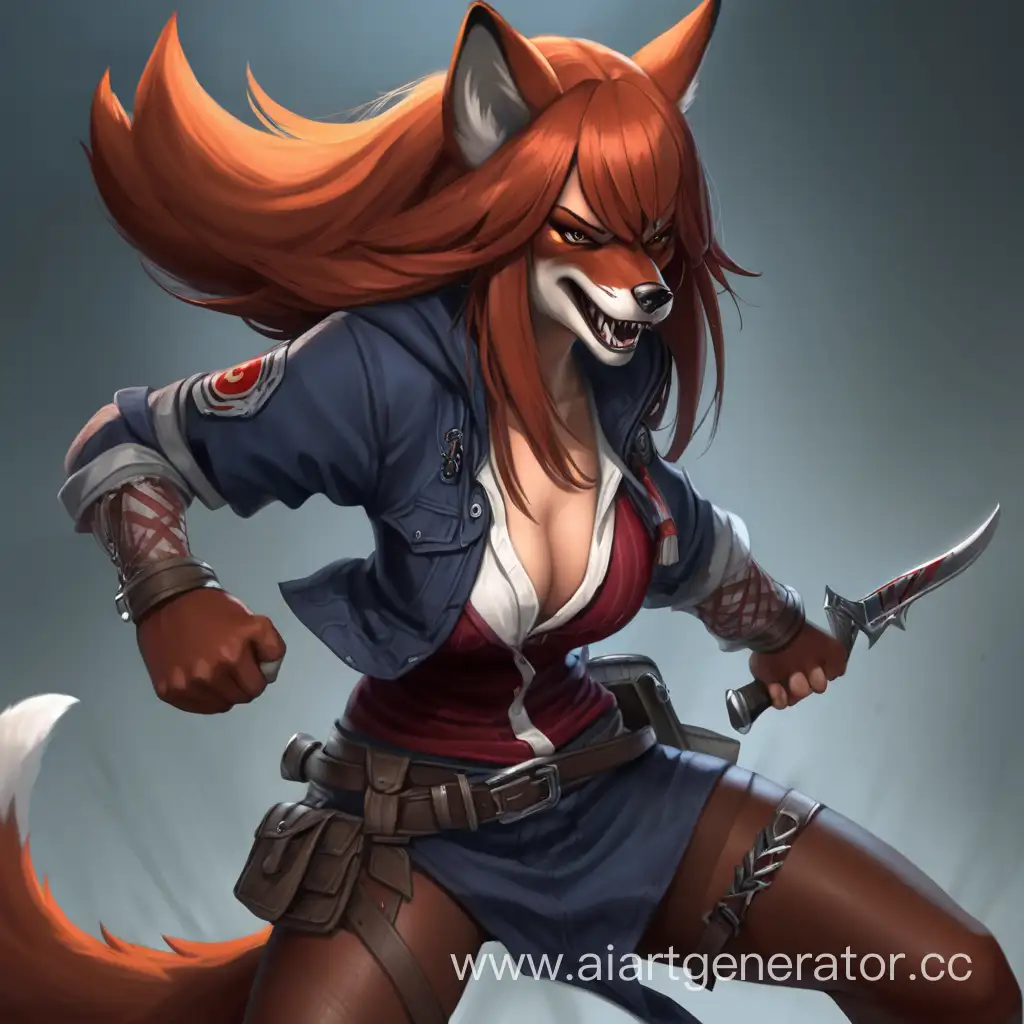 Fierce-Werewolf-Girl-and-Cunning-Assassin-Fox-in-Action