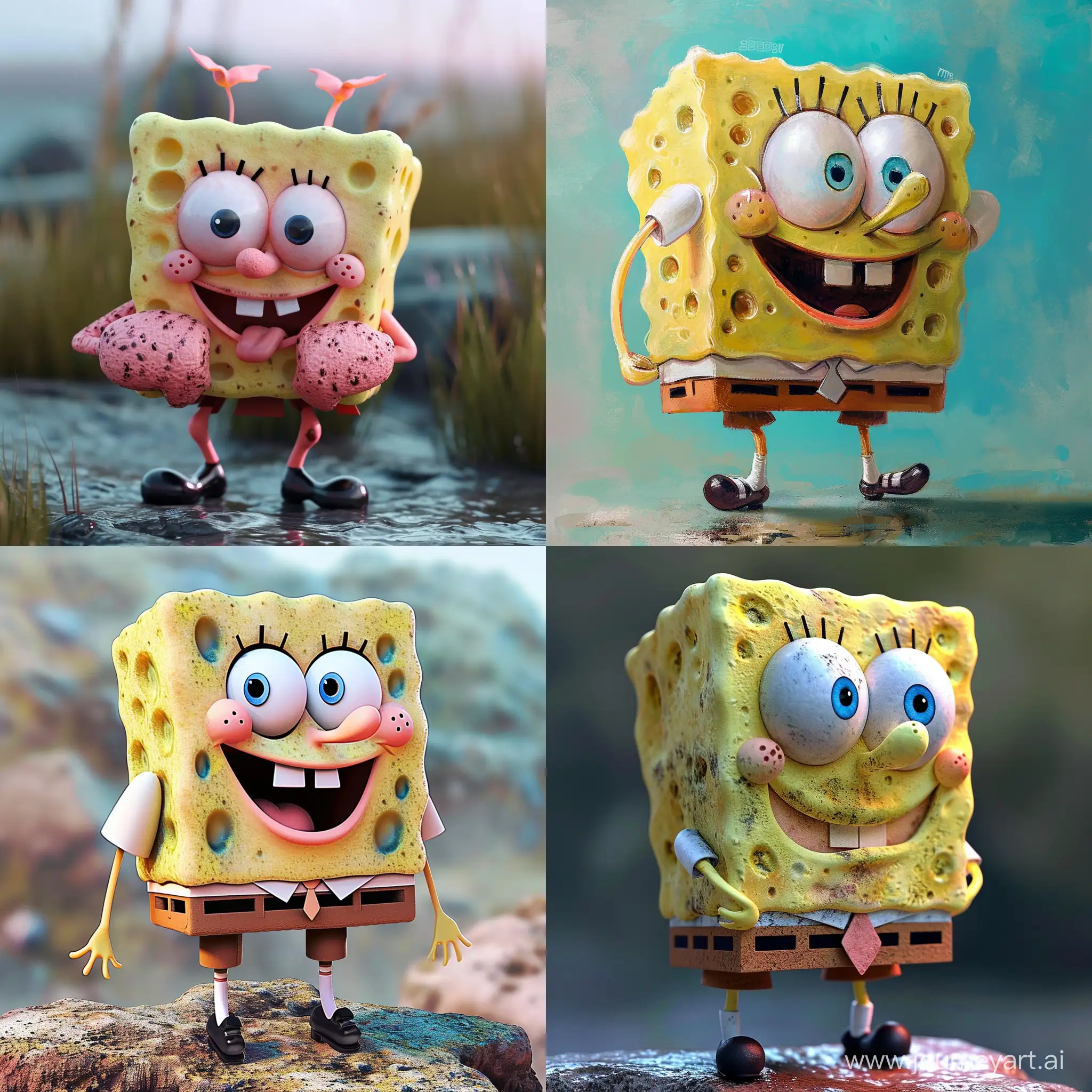 Patrick-from-SpongeBob-SquarePants-in-Vibrant-Artistic-Rendering