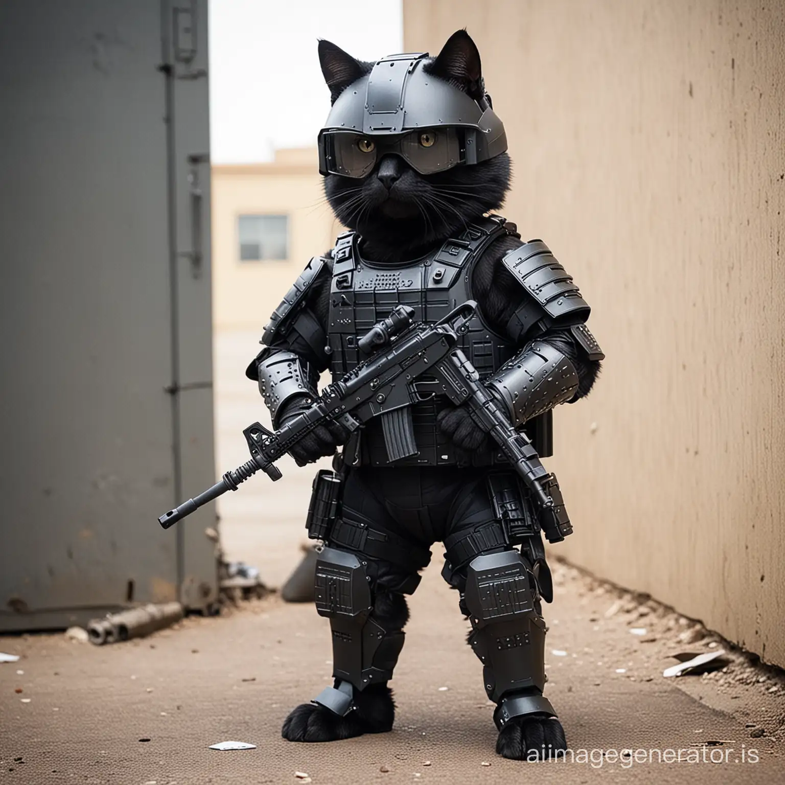 ARMORED SWAT CAT
