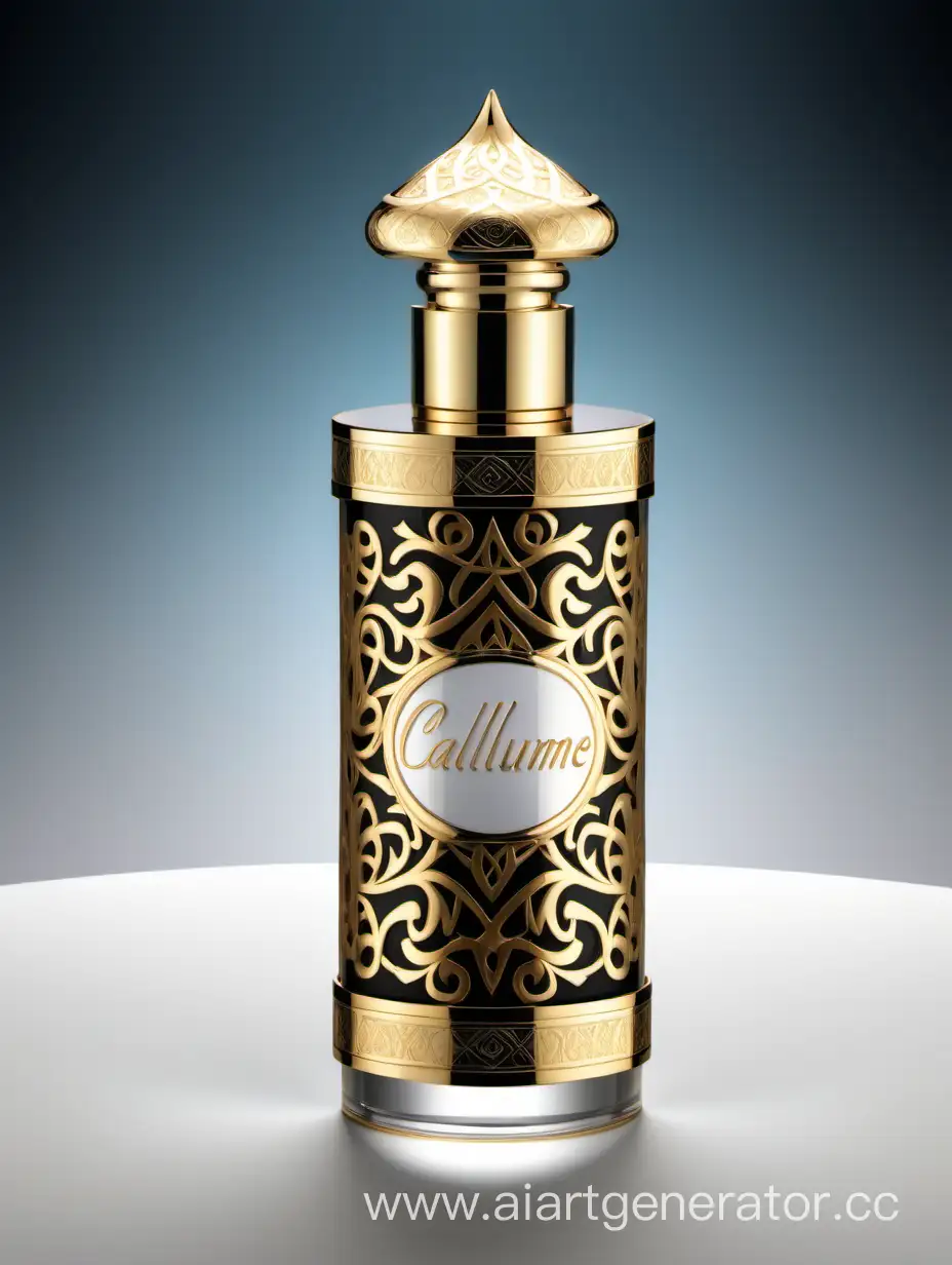 Exquisite-Luxury-Perfume-Bottle-with-Arabic-Calligraphic-Ornamental-DoubleHeight-Cap