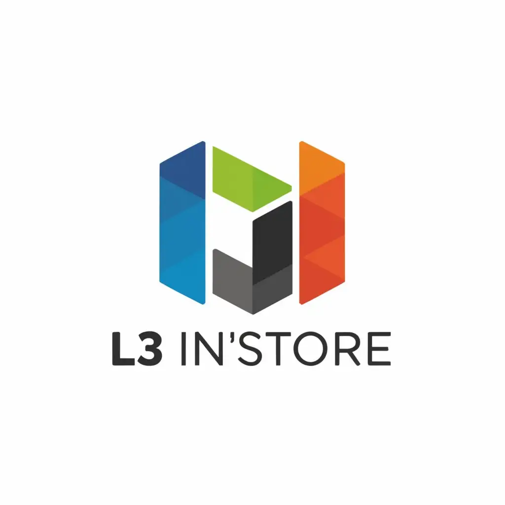 a logo design,with the text "L3 In-Store", main symbol:IT,Moderate,be used in Technology industry,clear background