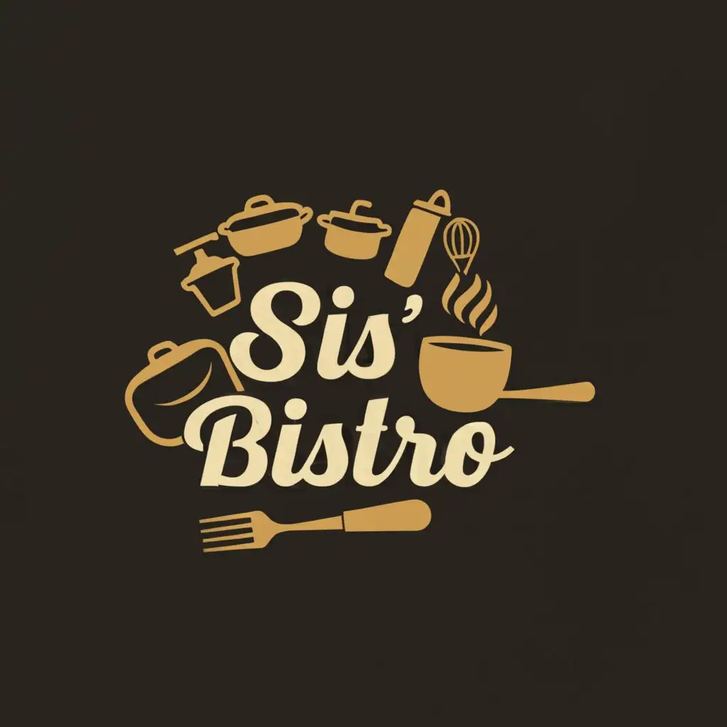 LOGO-Design-For-Sis-Bistro-Homely-Kitchen-Charm-with-a-Modern-Twist