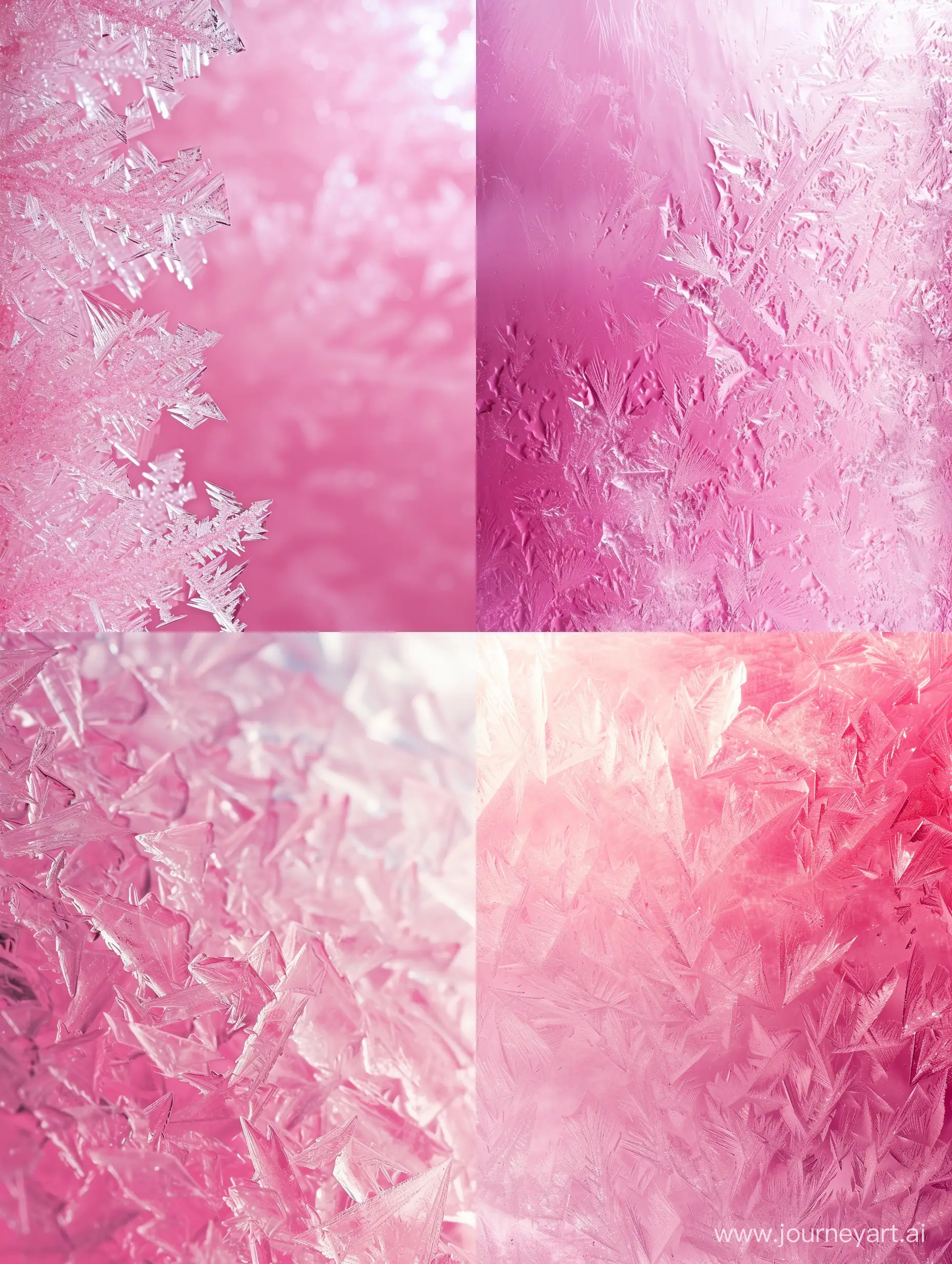 Фон розового цвета, морозный , лед искаженный, фоновое изображение ,