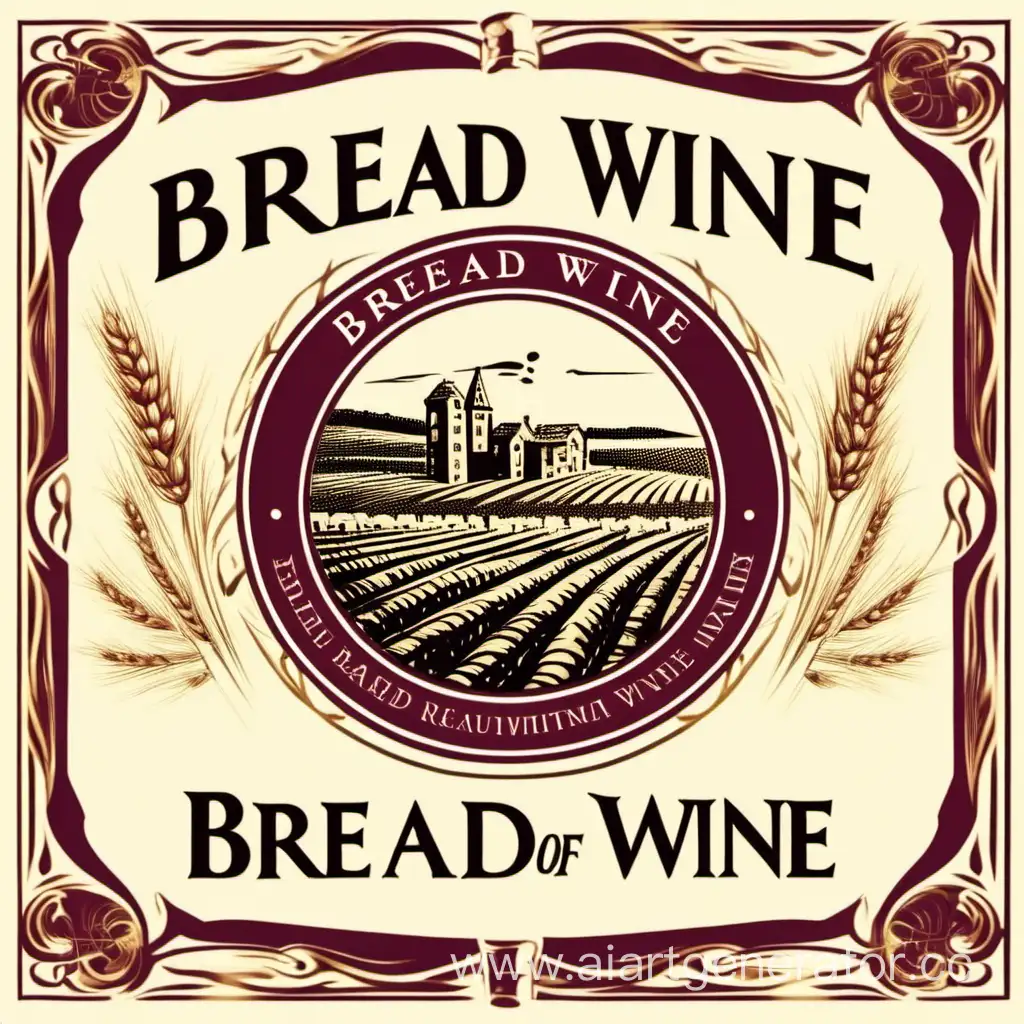 Label of bread wine