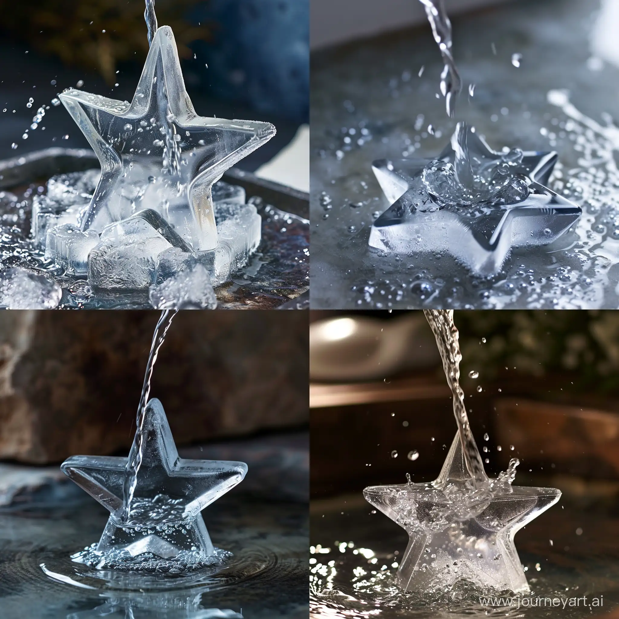 StarShaped-Ice-Mold-Filling-with-Water-Creative-Kitchen-Gadgets