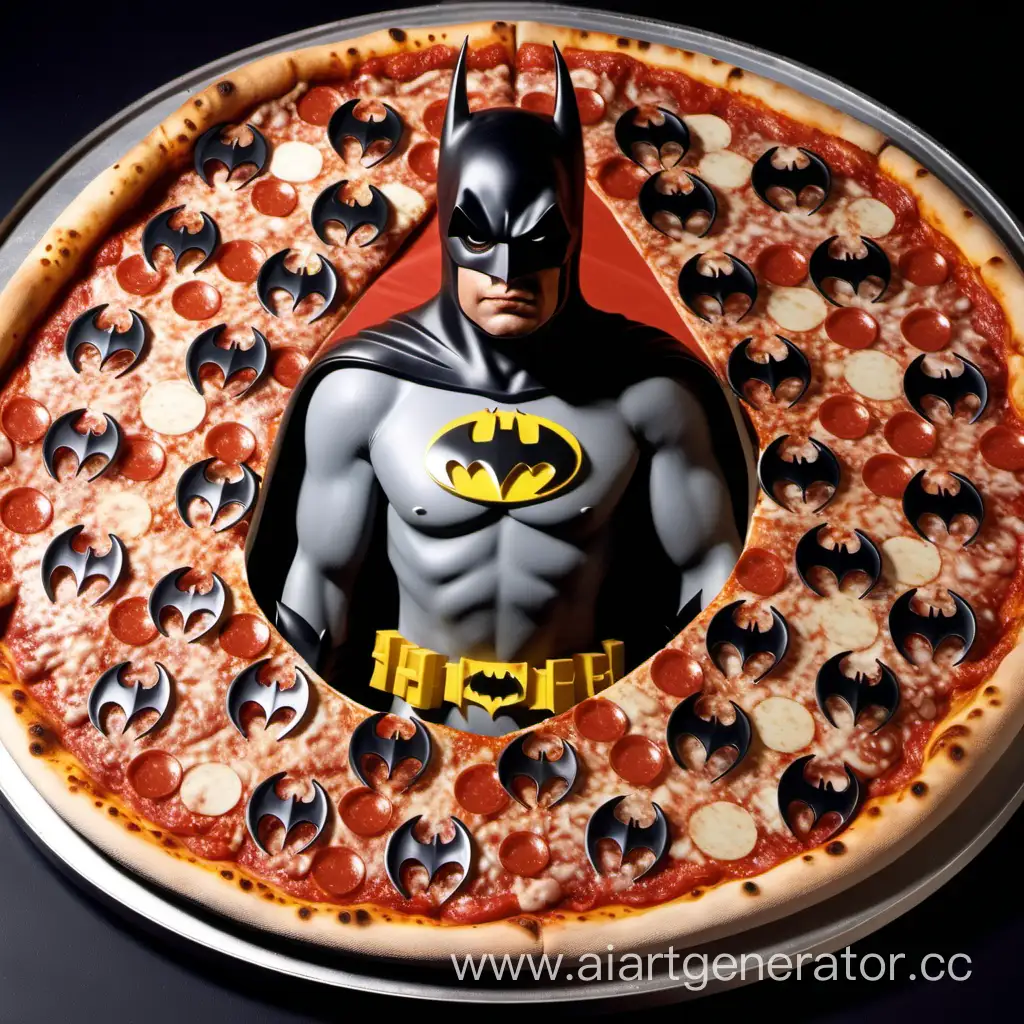Batman-1970-Enjoying-Pizza-Night-in-Retro-Style