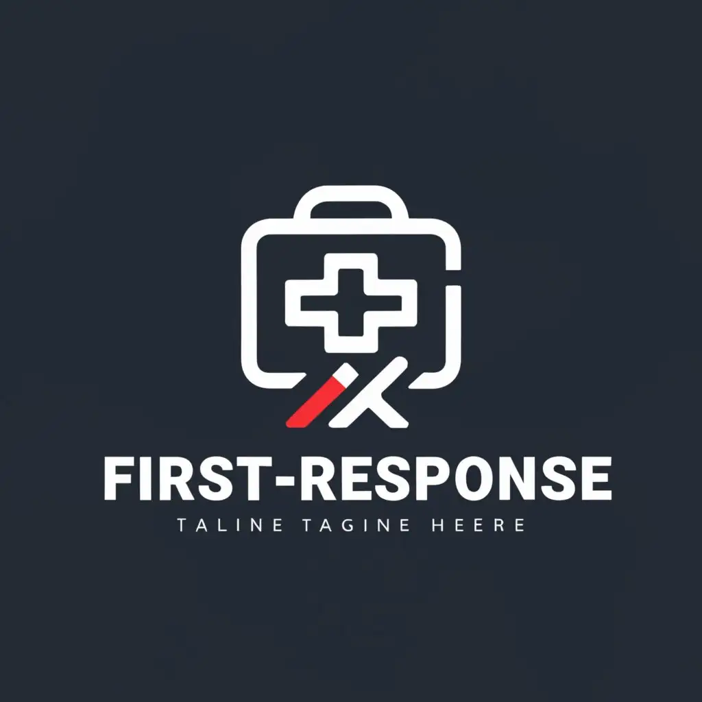 a logo design,with the text "FirstResponse", main symbol:first aid,Moderate,be used in Medical Dental industry,clear background