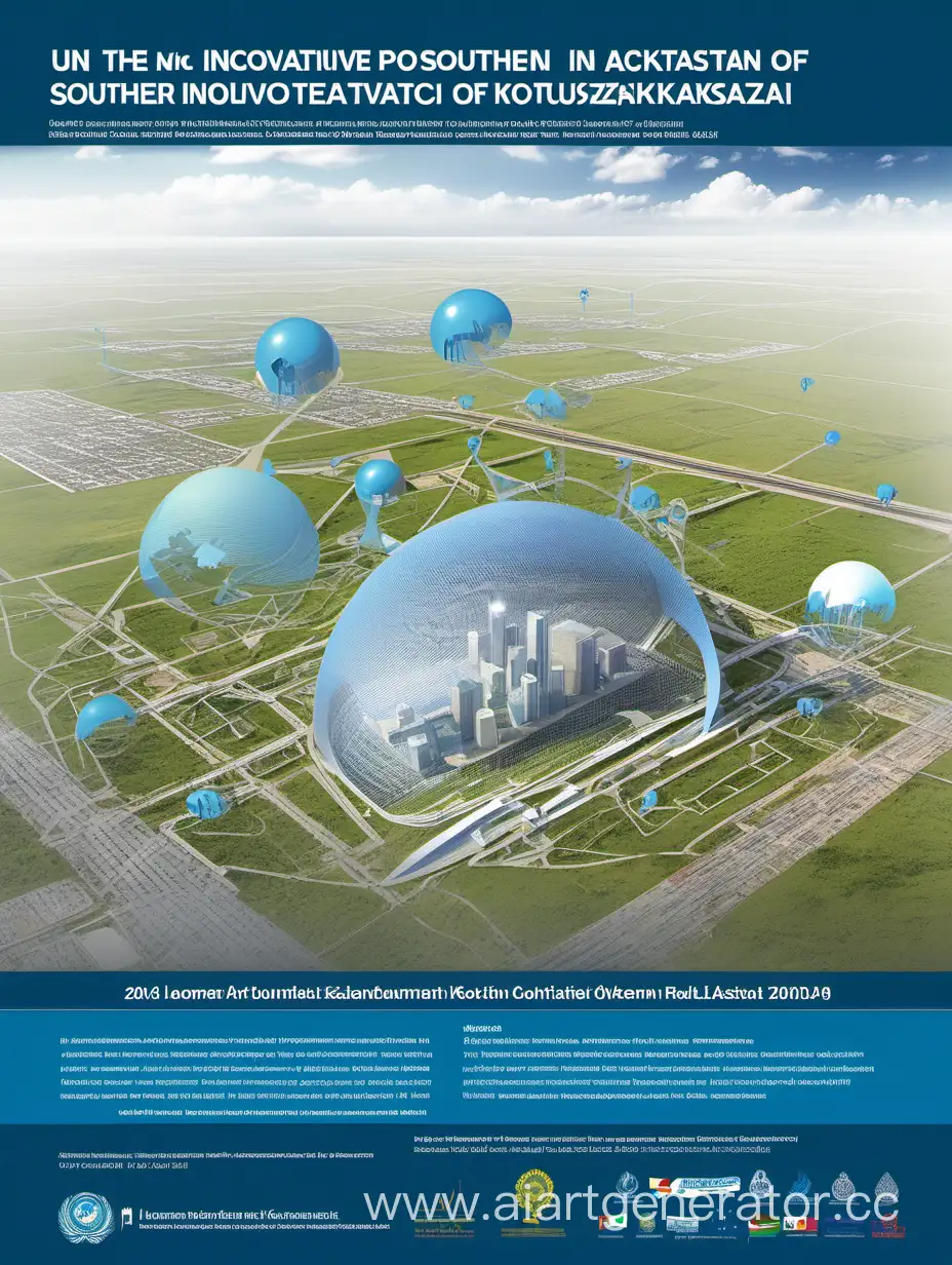 Постер на тему "Инновационный потенциал Южного Казахстана"