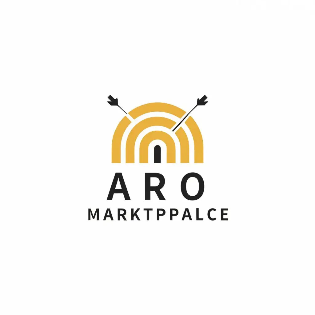a logo design,with the text "Arco Marketplace", main symbol:arc, target, e-commerce,Minimalistic,be used in Internet industry,clear background