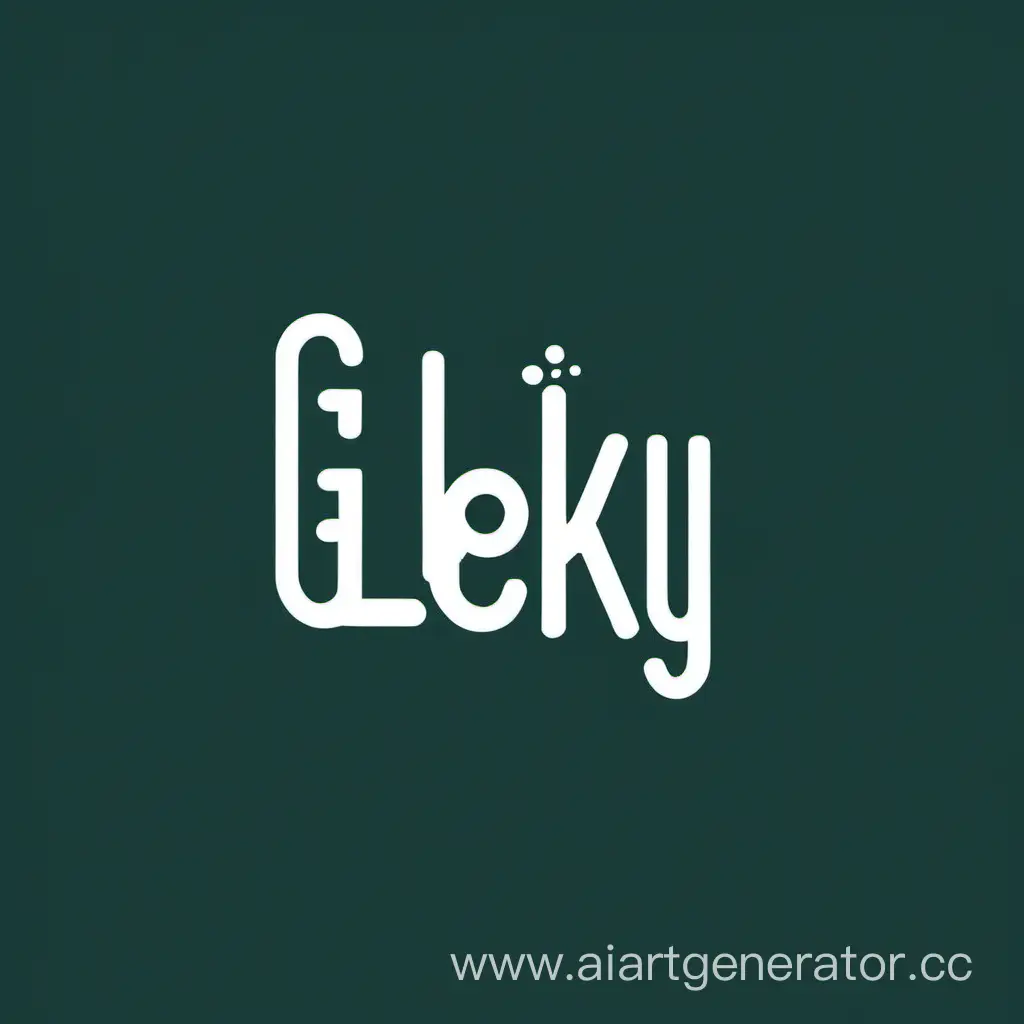 Colorful-Word-Logo-Vibrant-GLEKY-Typography-Design