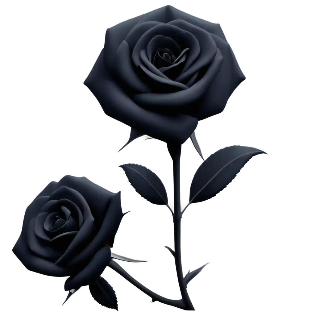 Stunning-Black-Rose-PNG-Image-Capturing-Elegance-and-Mystery-in-HighResolution