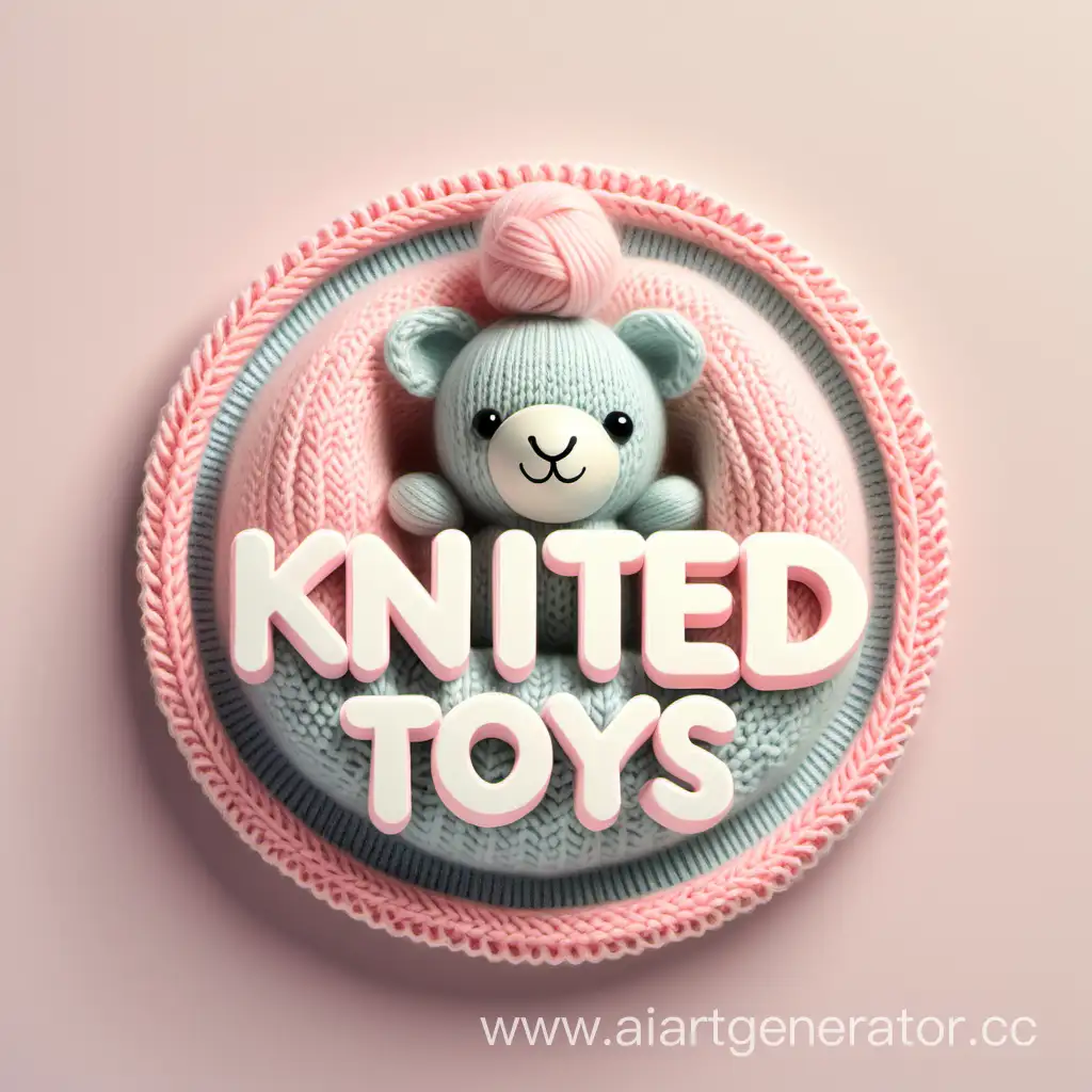 Soft-Pastel-Knitted-Toy-Logo-with-Rounded-Design