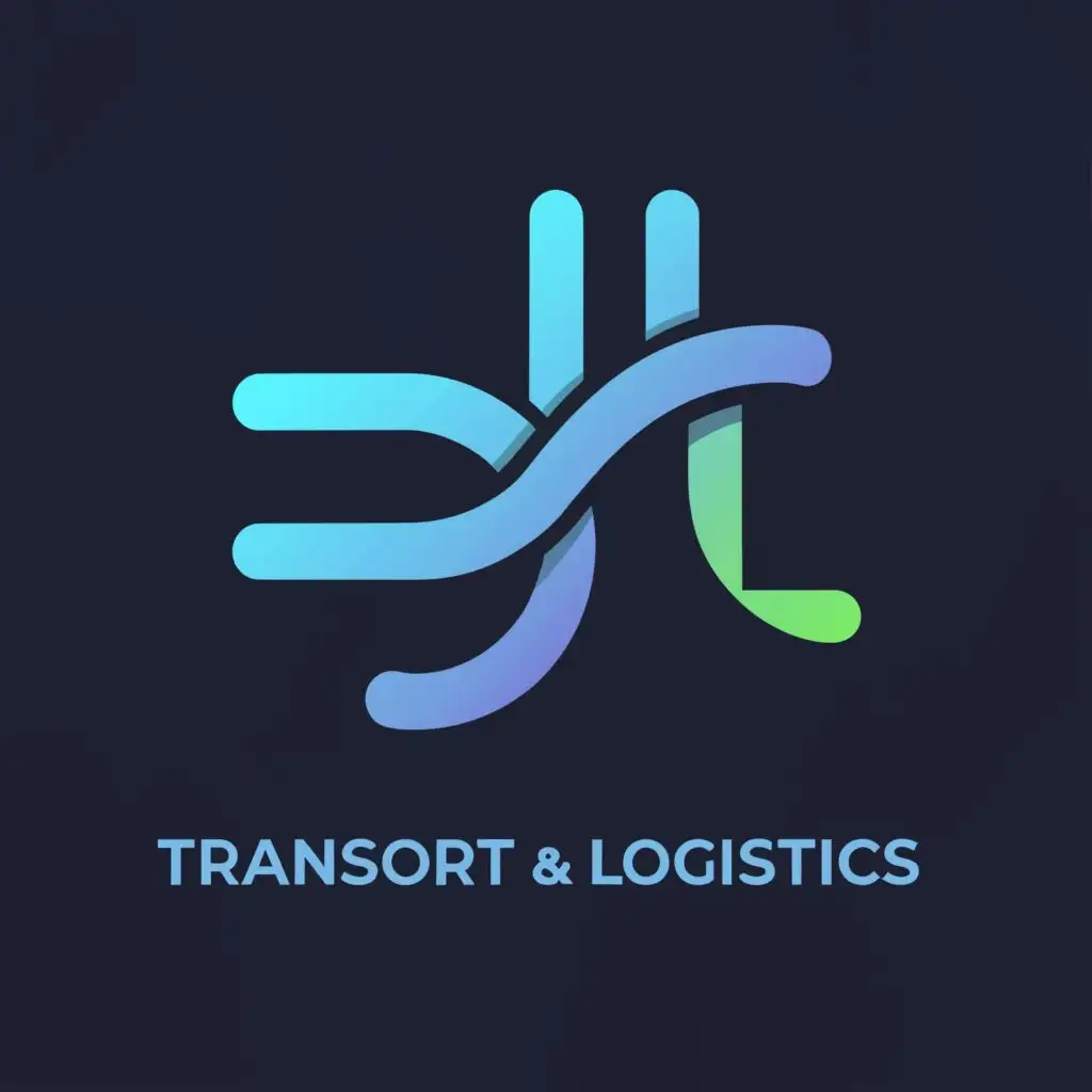 a logo design,with the text "Transport & Logistics", main symbol:HL in blue color
,Moderate,be used in Travel industry,clear background
