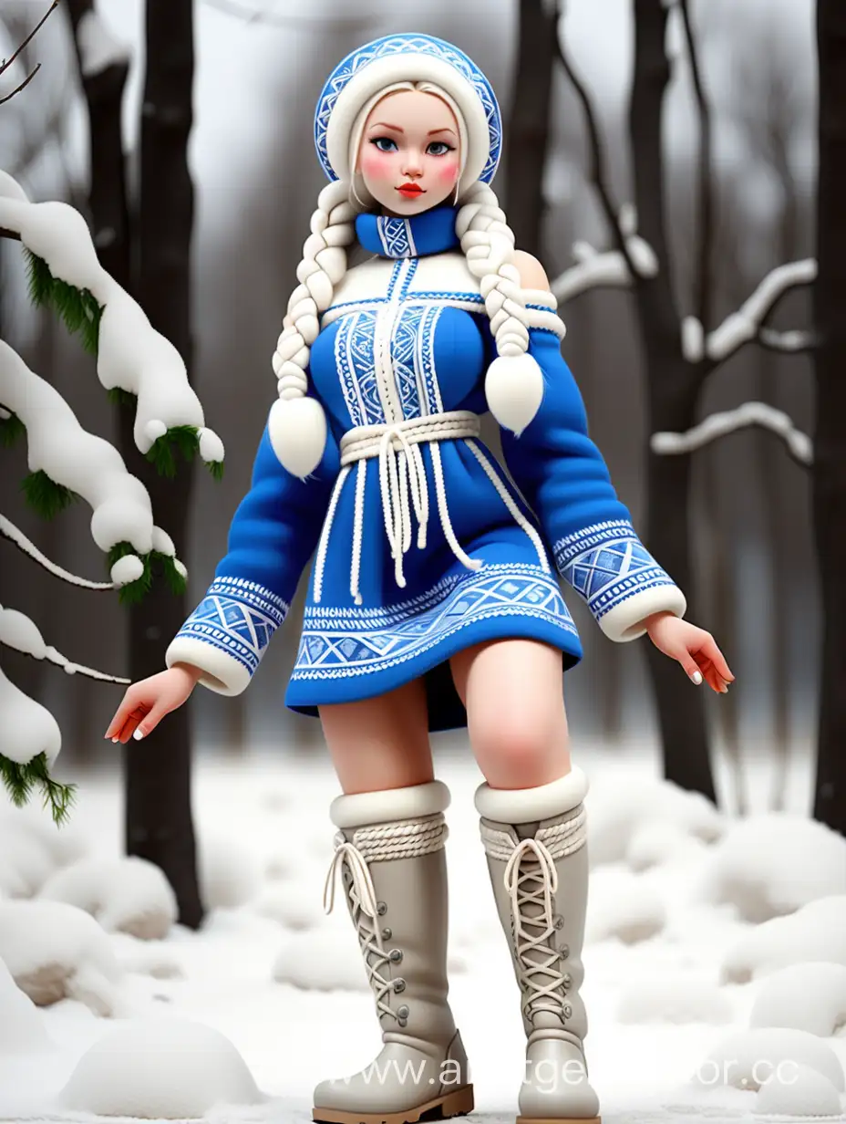 WhiteFooted-Snow-Maiden-with-Braids-in-a-Winter-Wonderland