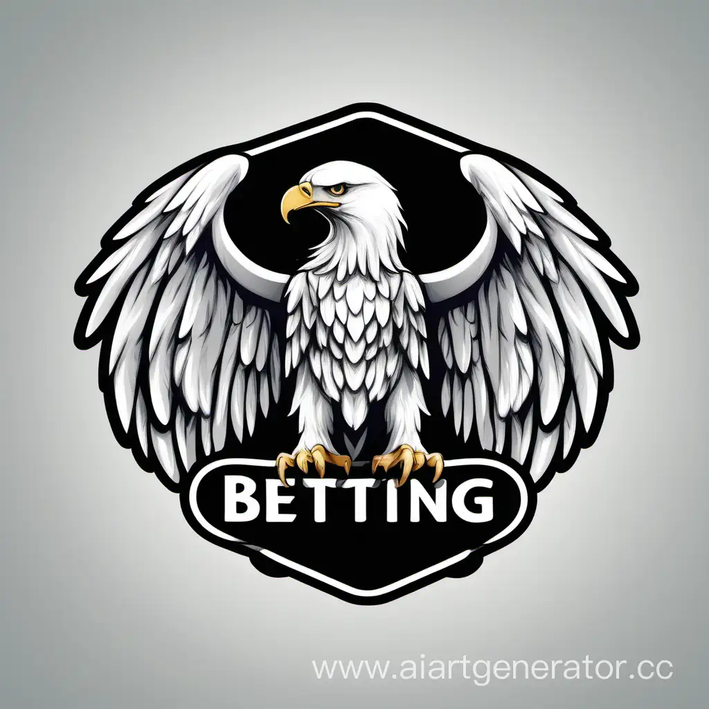 Realistic-White-Eagle-Logo-for-Betting