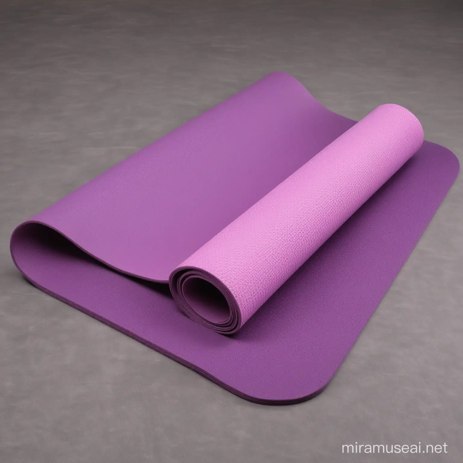 Vibrant Yoga Rubber Mat for Comfortable Practice