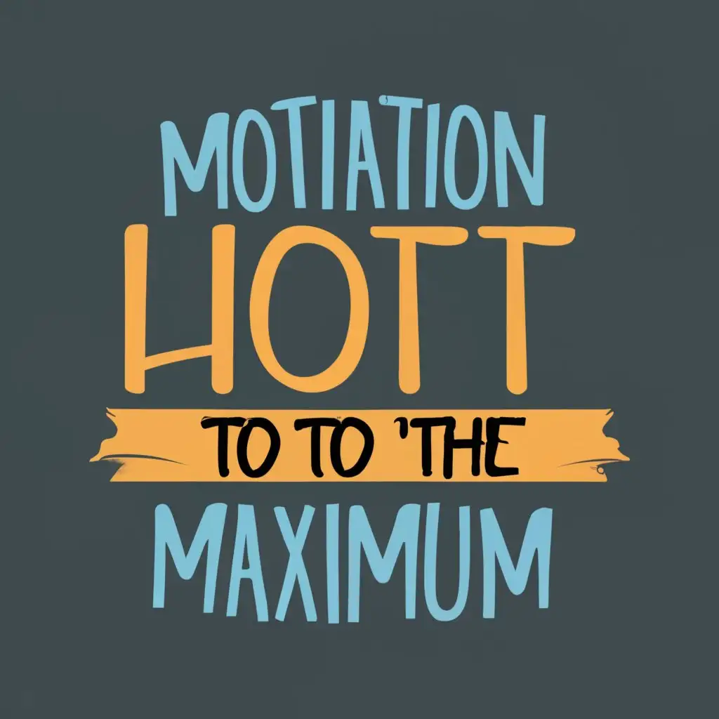 LOGO-Design-For-Maximum-Motivation-Creative-Typography-with-Inspirational-Elements