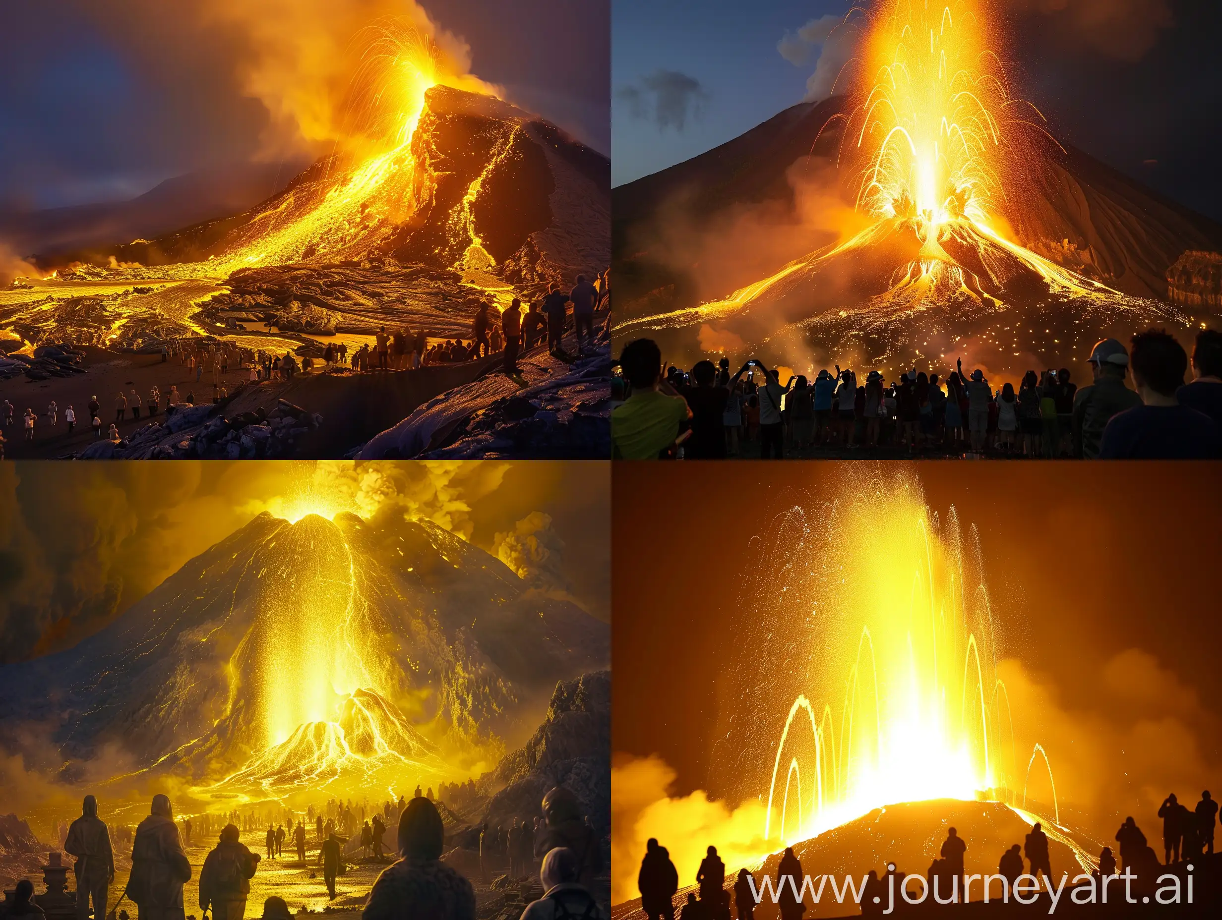 Golden-Eruption-Spectacular-Volcanic-Display-in-HighDefinition-8K