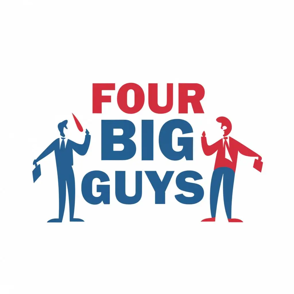 logo, Civics elections, with the text "Four Big Guys", typography, be used in Education industry