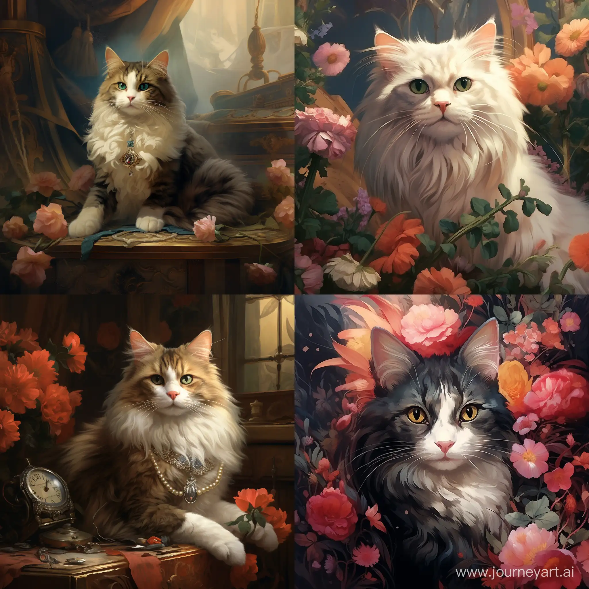 Majestic-Cat-Art-Wallpaper