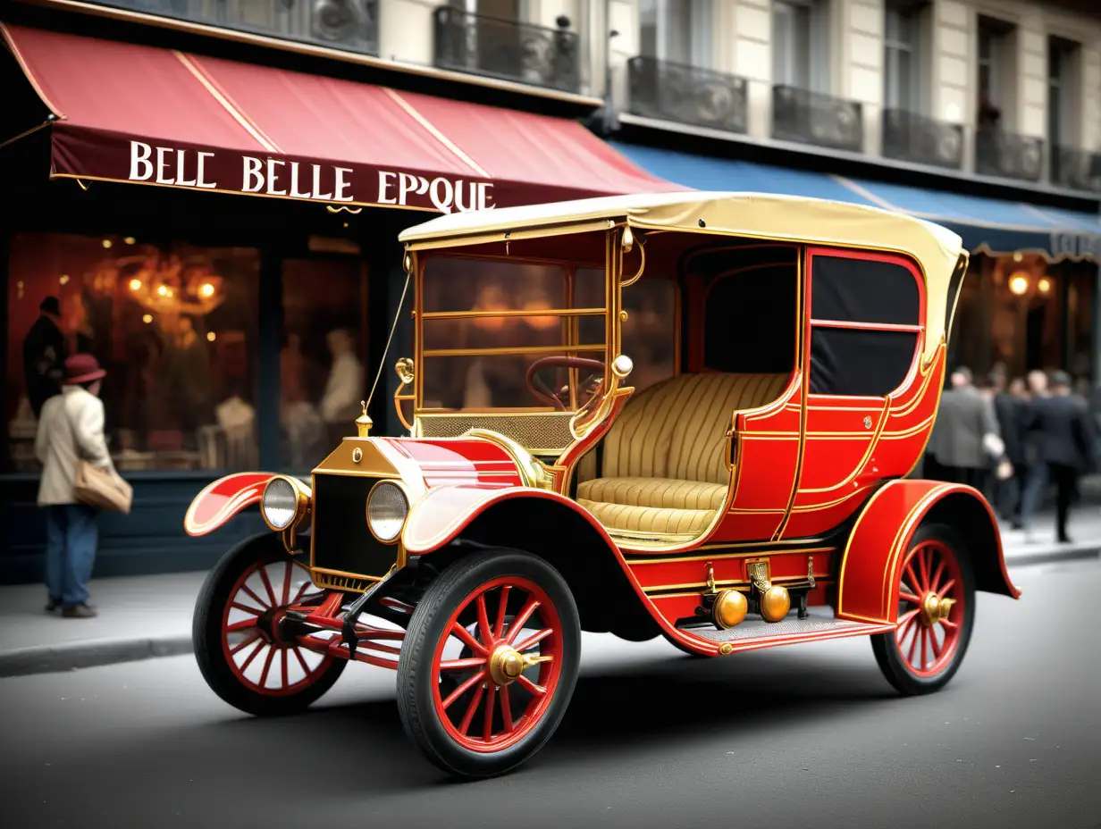 Photo-realistic high resolution, vibrant colors. The Belle Epoque
