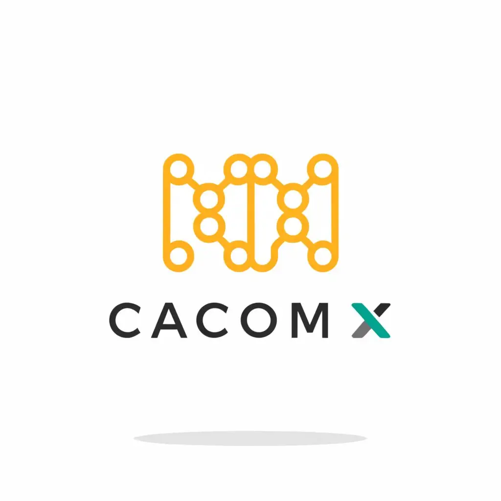 a logo design,with the text "cacomx", main symbol:expansion,complex,be used in Finance industry,clear background