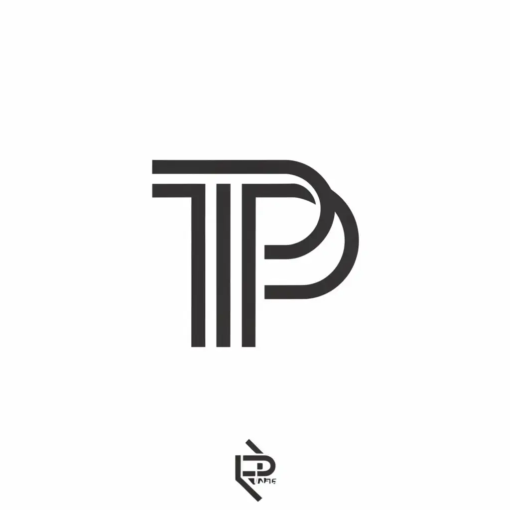 a logo design,with the text "T PH", main symbol:T P,Minimalistic,be used in Beauty Spa industry,clear background