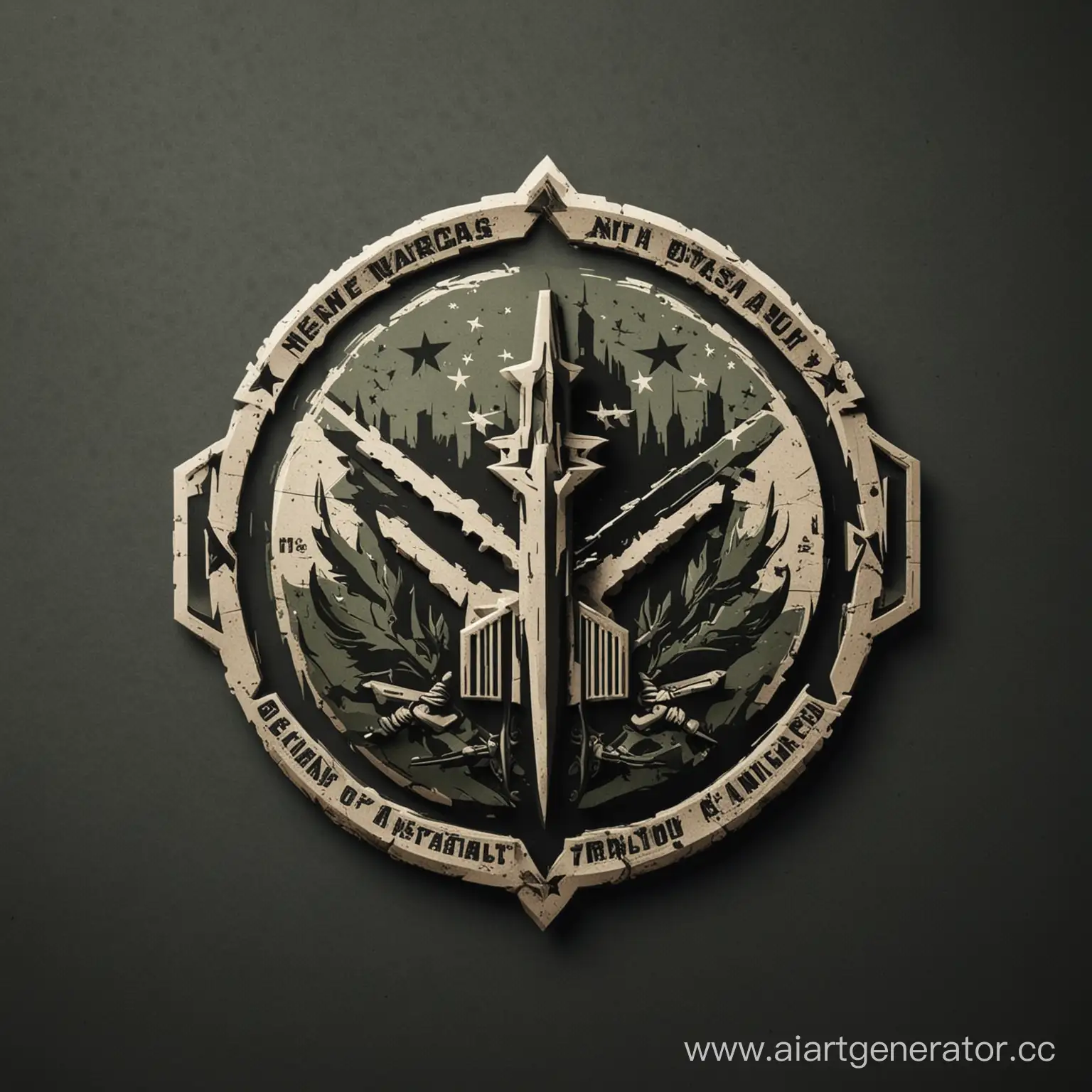 Military-Outpost-Logo-Design-with-Strategic-Defense-Elements