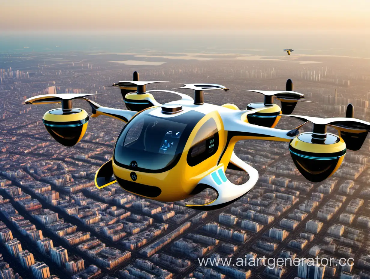 Futuristic-Urban-Skyline-with-Flying-Taxis