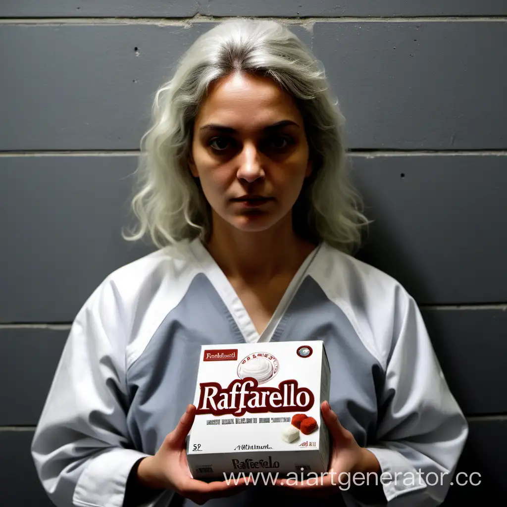 Женщина в тюрьме за убийство коробкой рафаелло