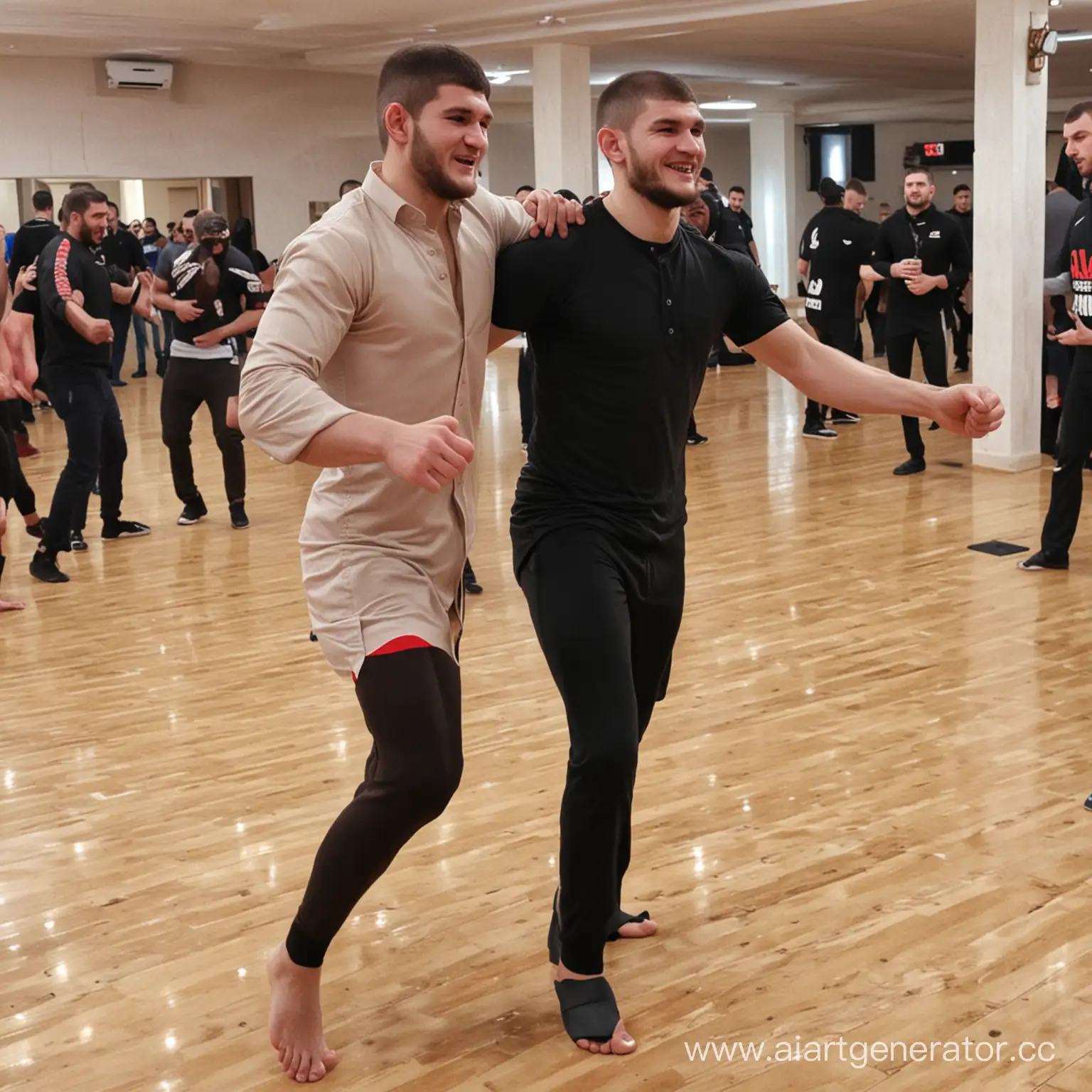 Khabib-Nurmagomedov-Papakha-Ballroom-Dance-Lesson
