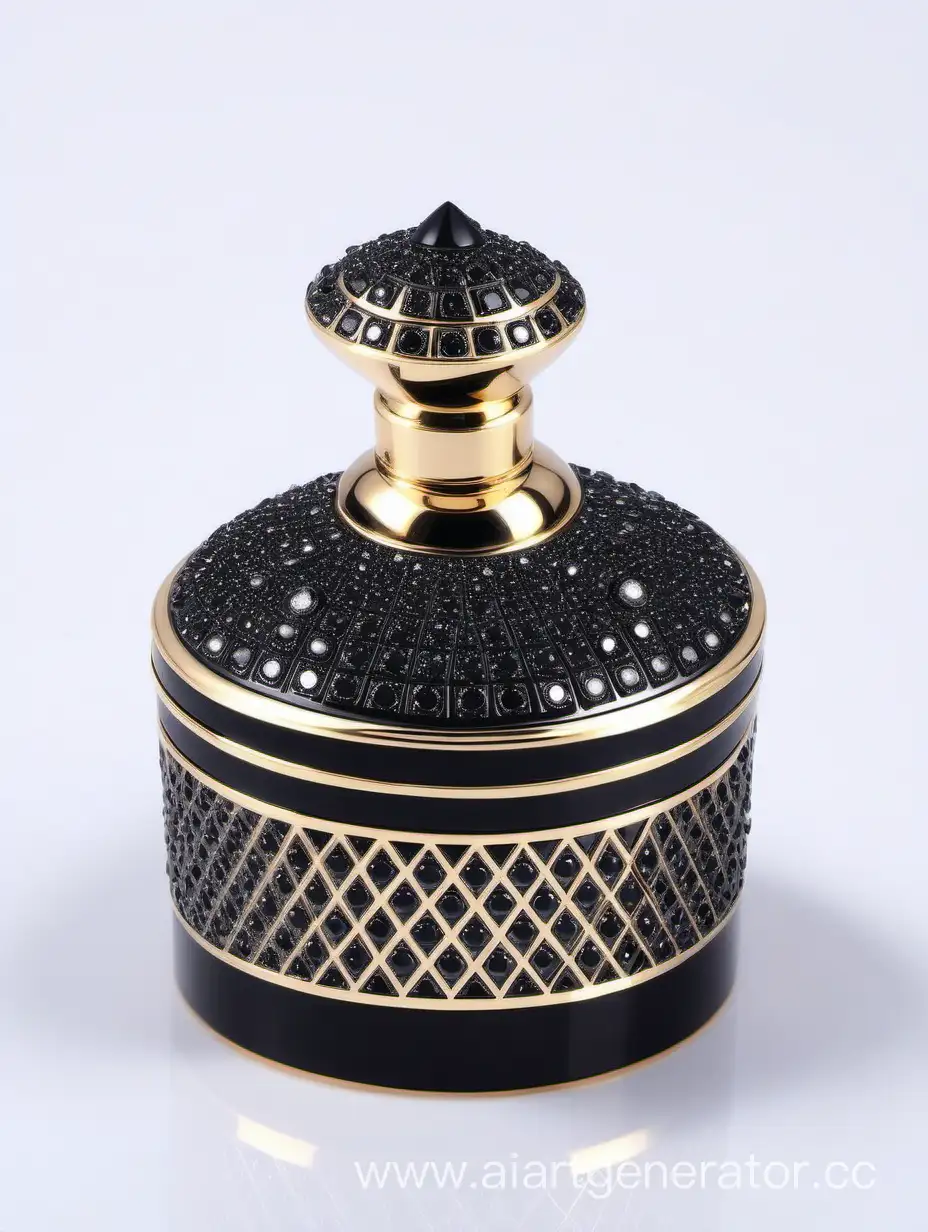 Luxurious-Zamac-Perfume-Ornamental-Cap-with-Metallizing-Finish