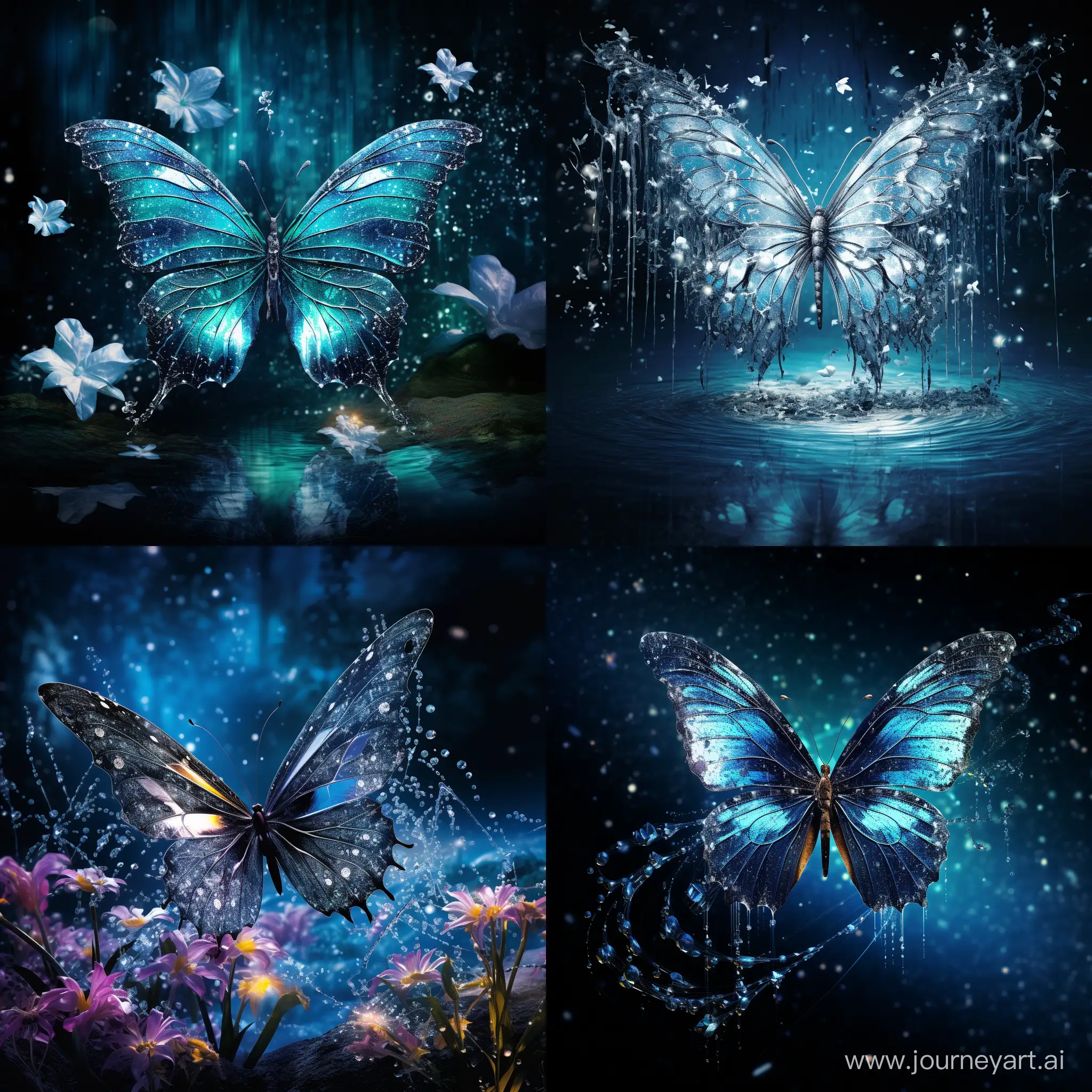 Ethereal-Butterfly-Symphony-8K-Ultra-HD-Water-Spray-Art
