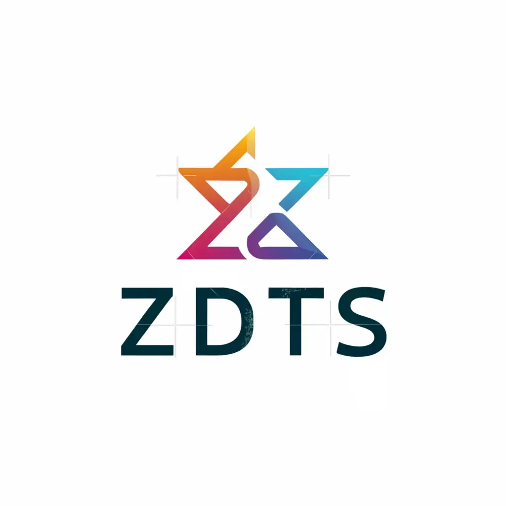 a logo design,with the text "ZdTS", main symbol:Swastik with earth,Moderate,be used in Technology industry,clear background
