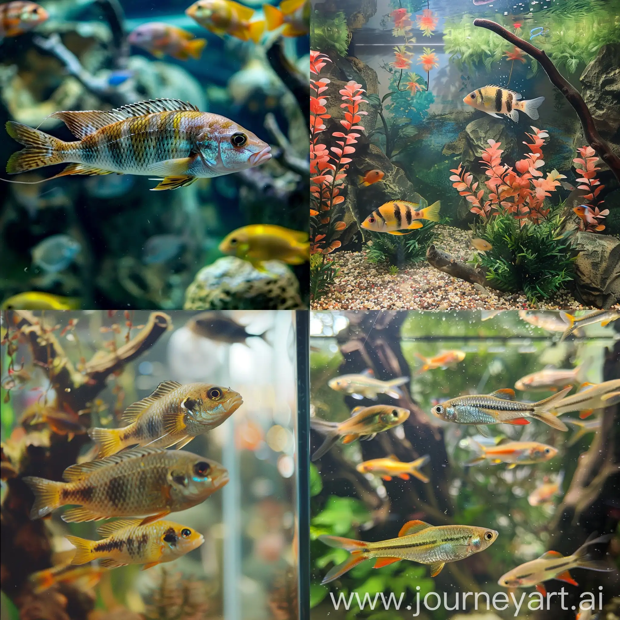 fish in tank