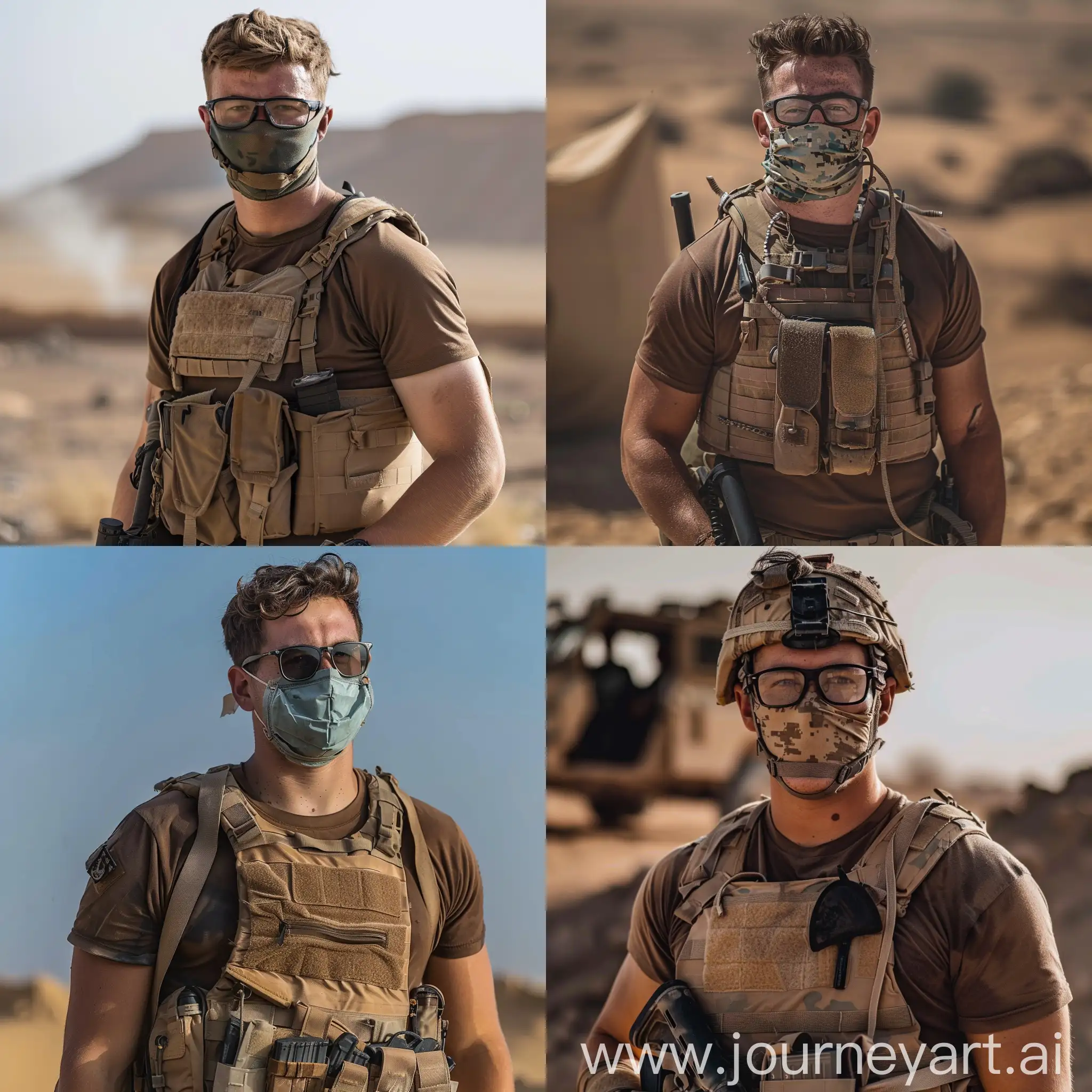 DesertClad-British-Soldier-with-Tactical-Gear-and-Protective-Mask
