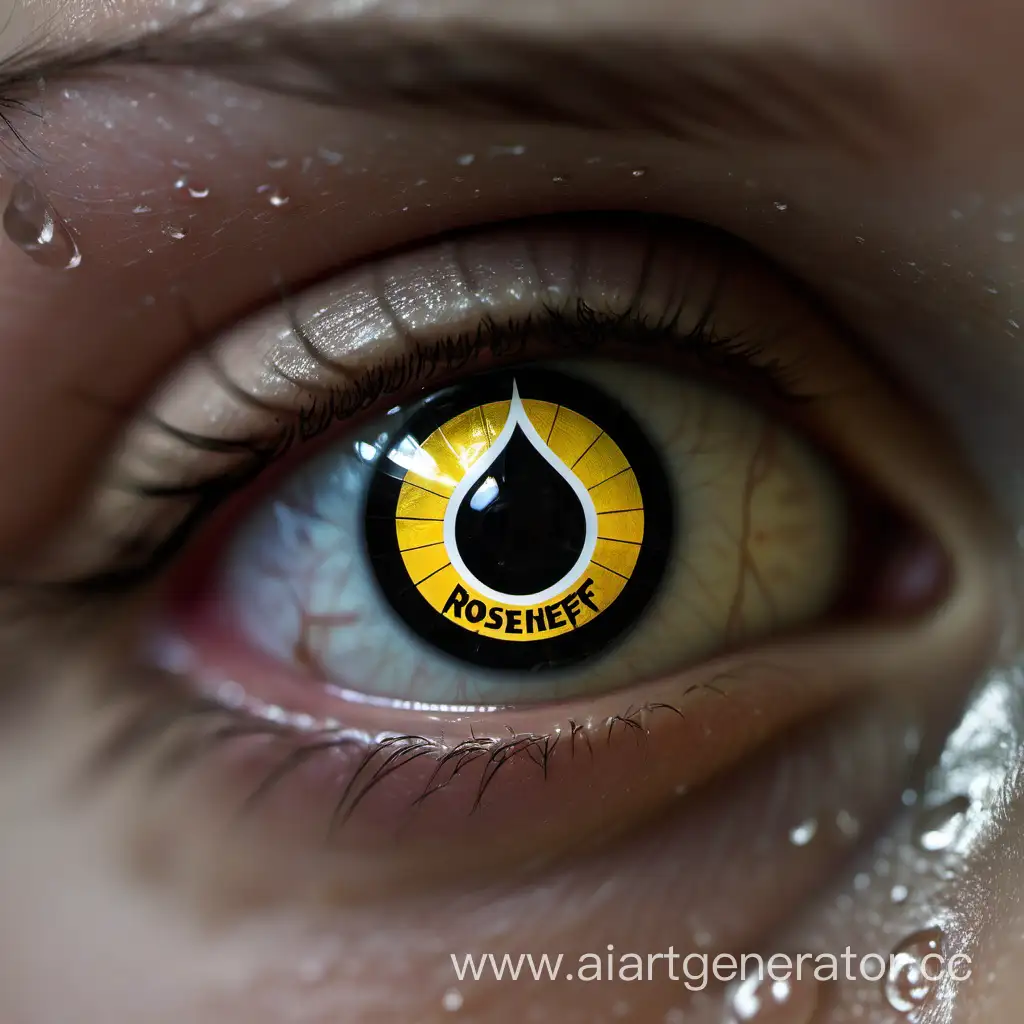 Tearful-Eye-Reflecting-PJSC-NK-ROSNEFT-Logo