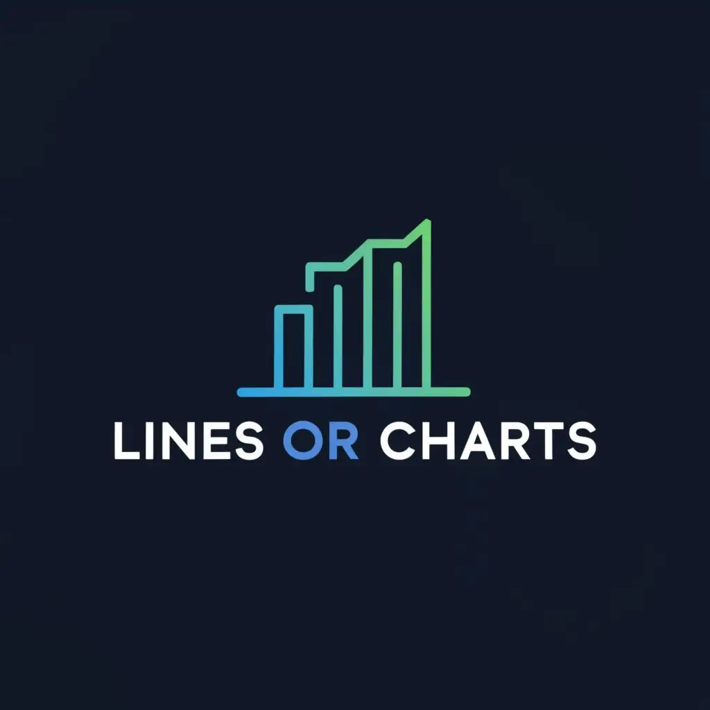 a logo design,with the text "Lines or charts", main symbol:minimalist style, business firm, serious firm,Minimalistic,clear background