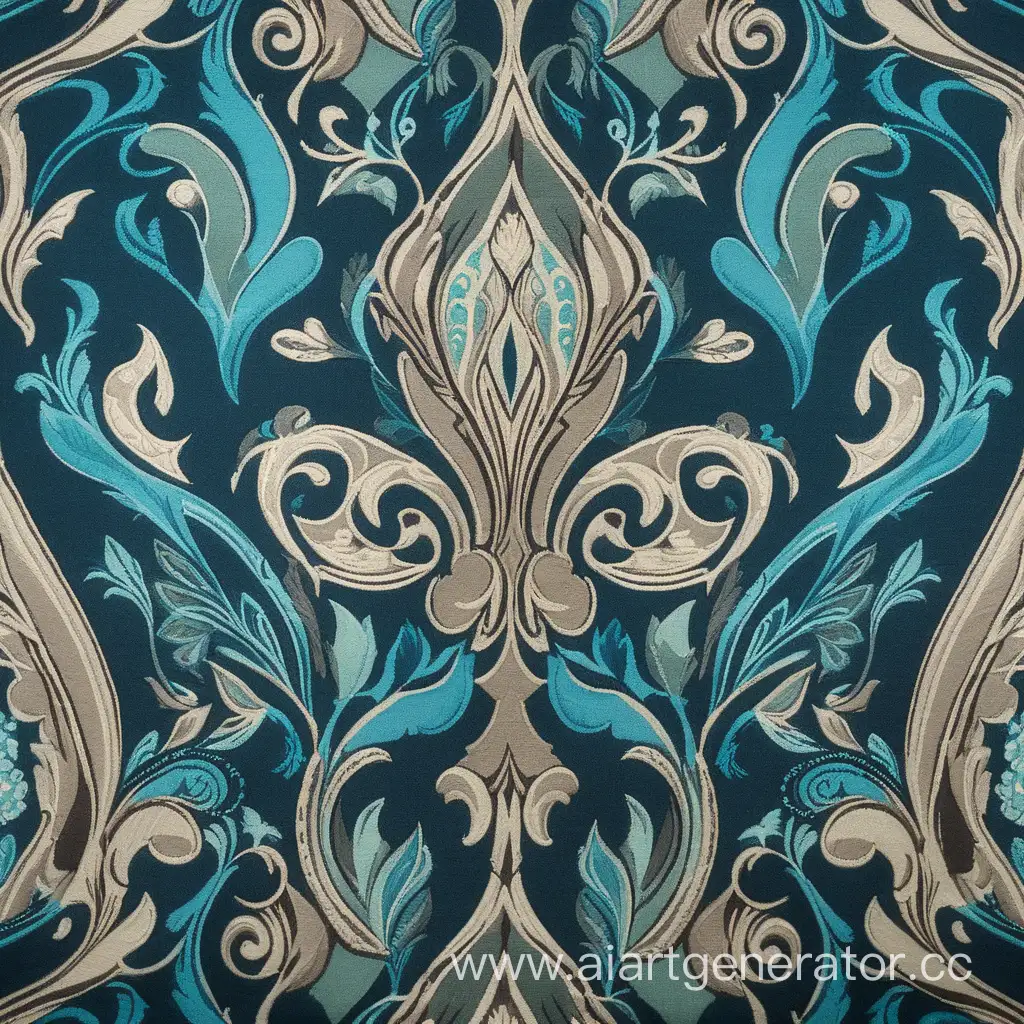 FantasyStyle-Patterned-Fabric-Enchanting-Textile-with-Mythical-Motifs