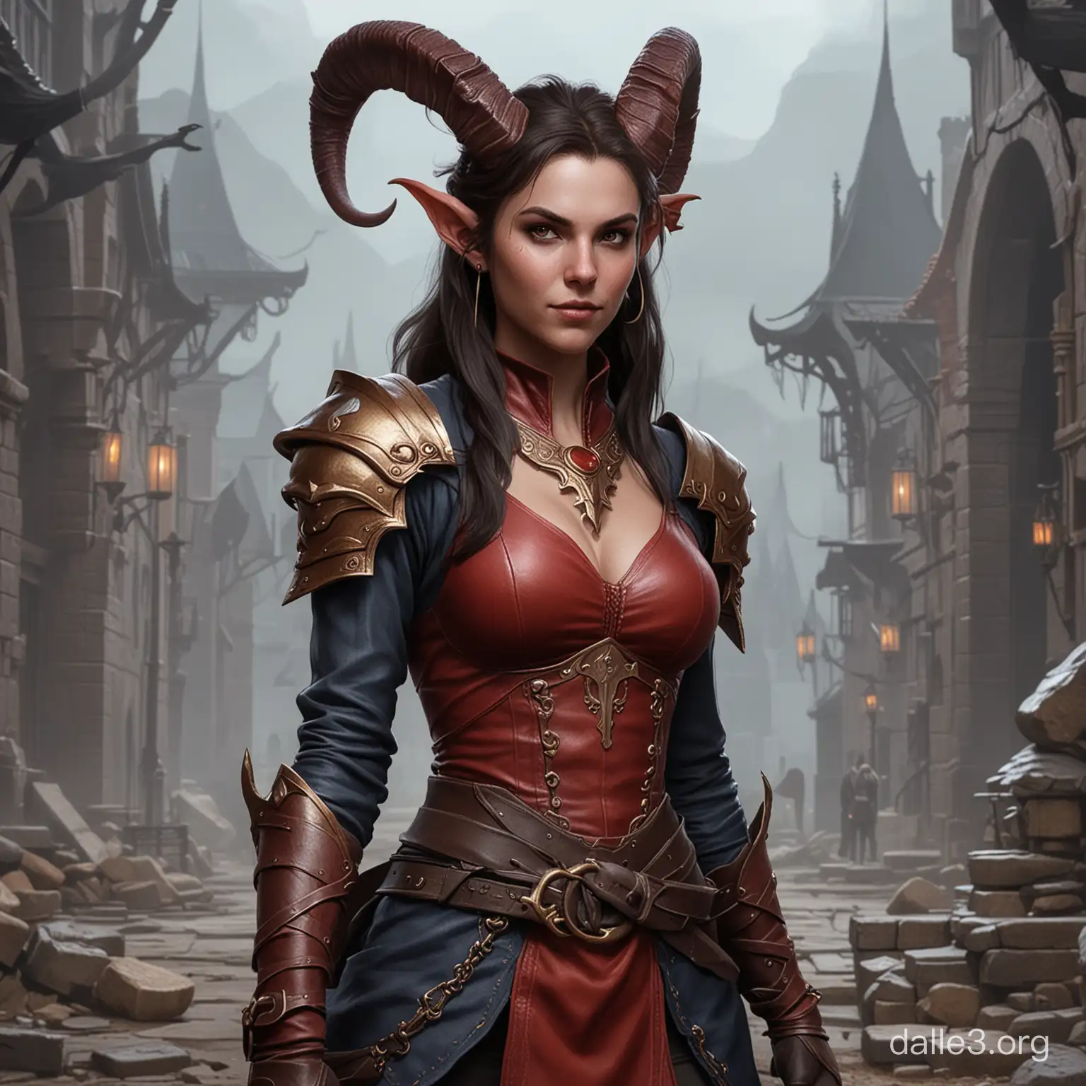 Tiefling Girl from Baldurs Gate 3 Enigmatic Adventurer in a Fantasy ...