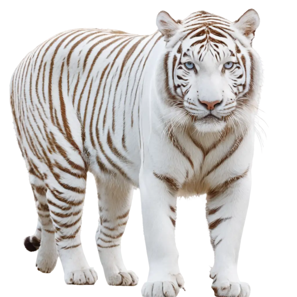 a beautigul white color tiger