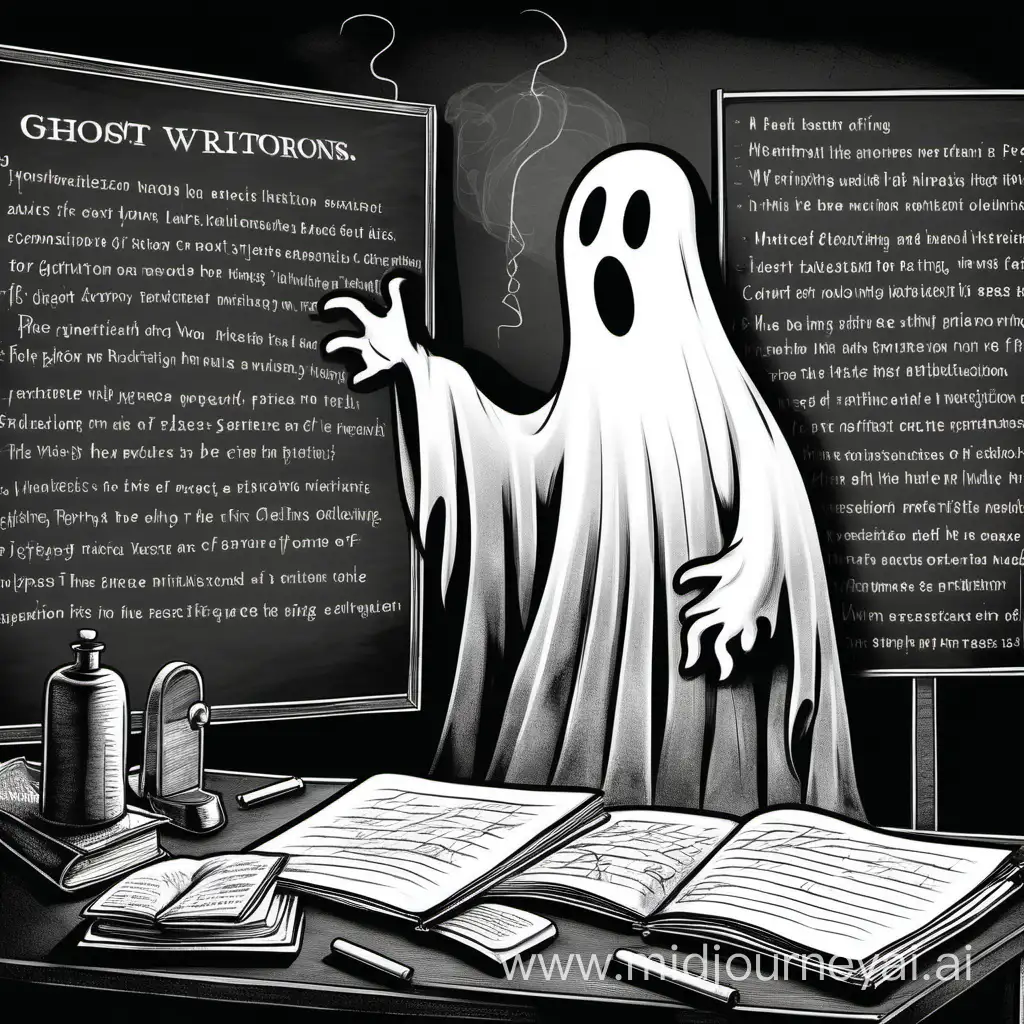 Ghost Illustrating Dark Chapters Cartoon Depiction of Colonization and Policing Histories