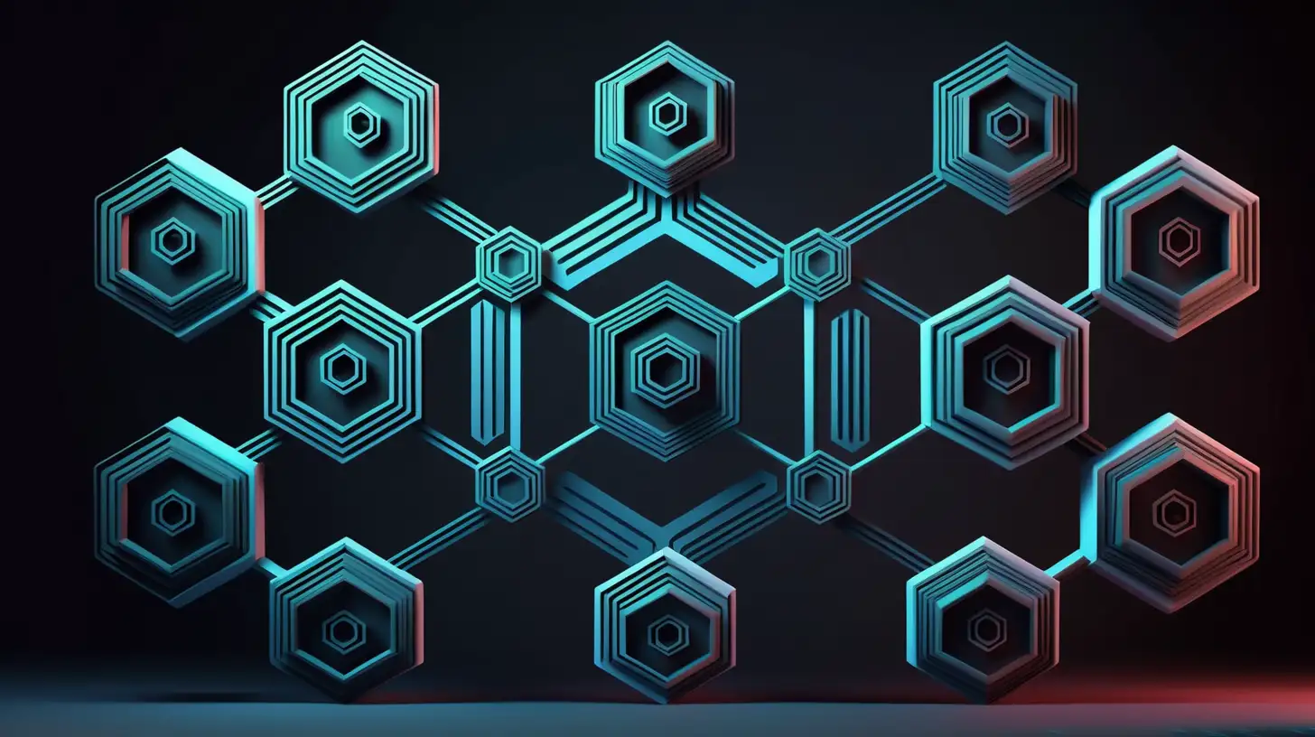 Symmetric Hexagonal Shapes in Cybercrime Art