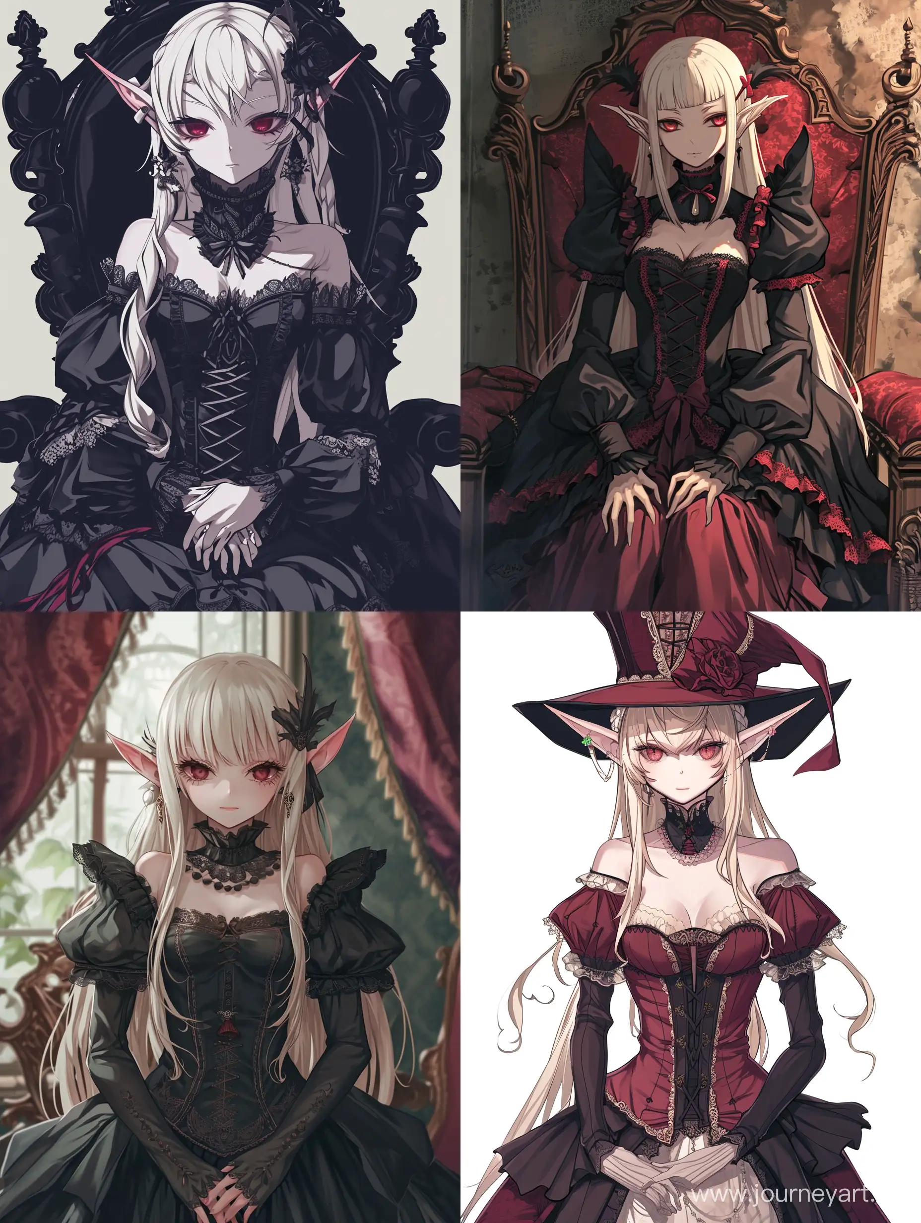 Victorian-Albino-Elf-Anime-Girl-with-Haughty-Expression