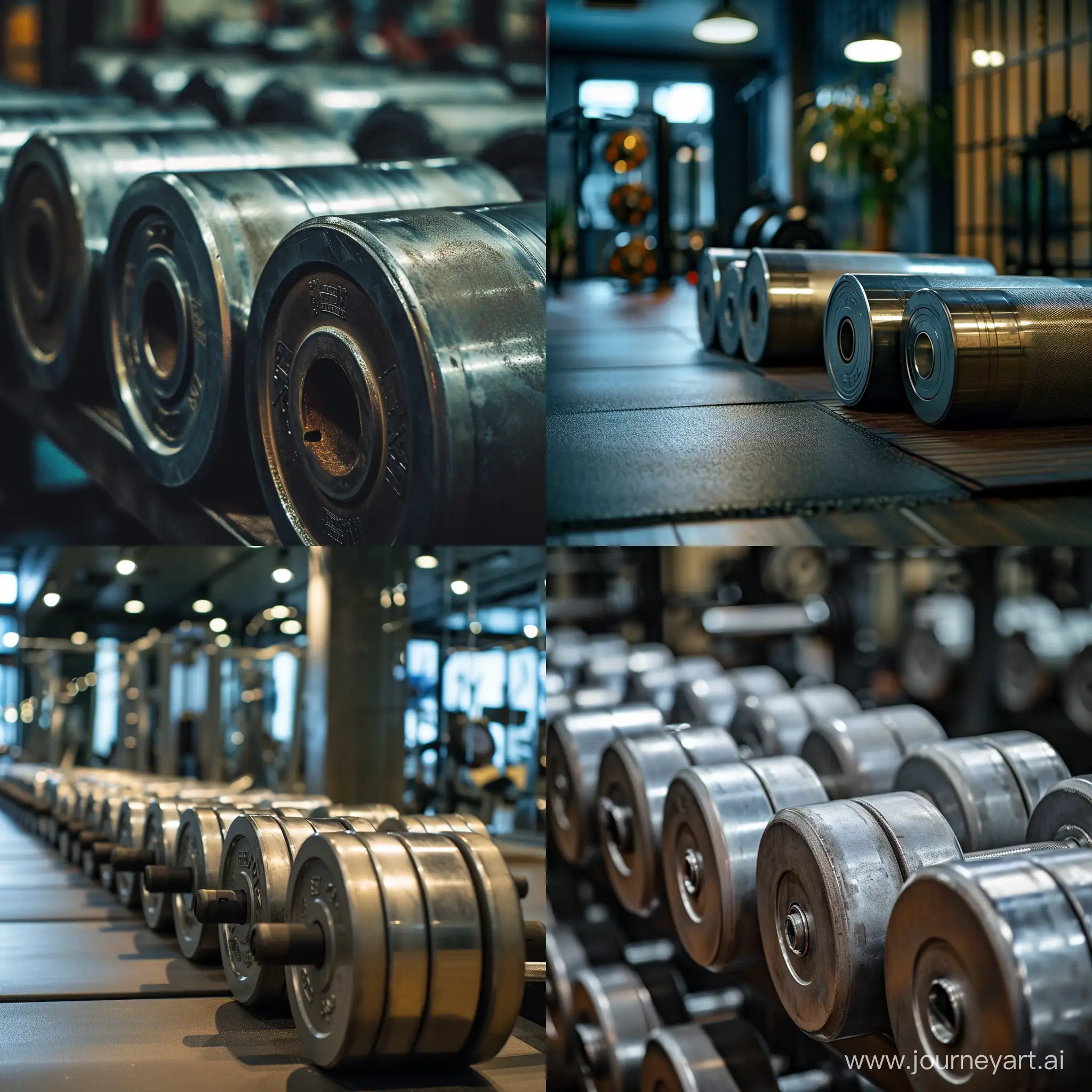 Steel-Color-Gym-Rolls-Vibrant-Fitness-Environment