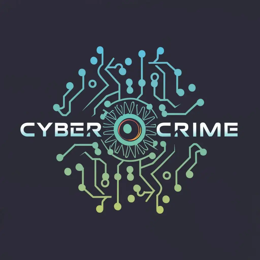 a logo design,with the text "Cyber Crime", main symbol:Cyber Crime,Moderate,be used in Automotive industry,clear background