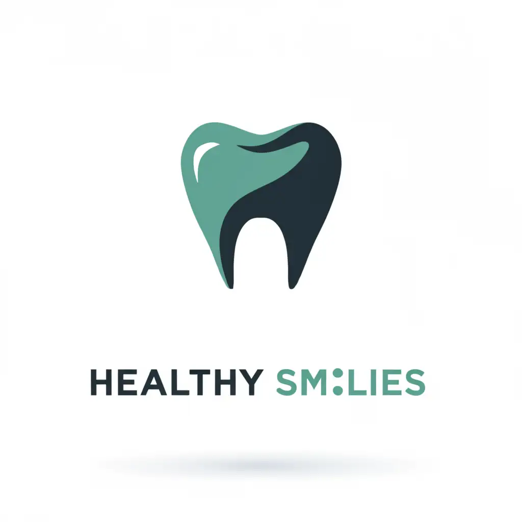 a logo design,with the text "Healthy smiles", main symbol:tooth,Moderate,be used in Medical Dental industry,clear background