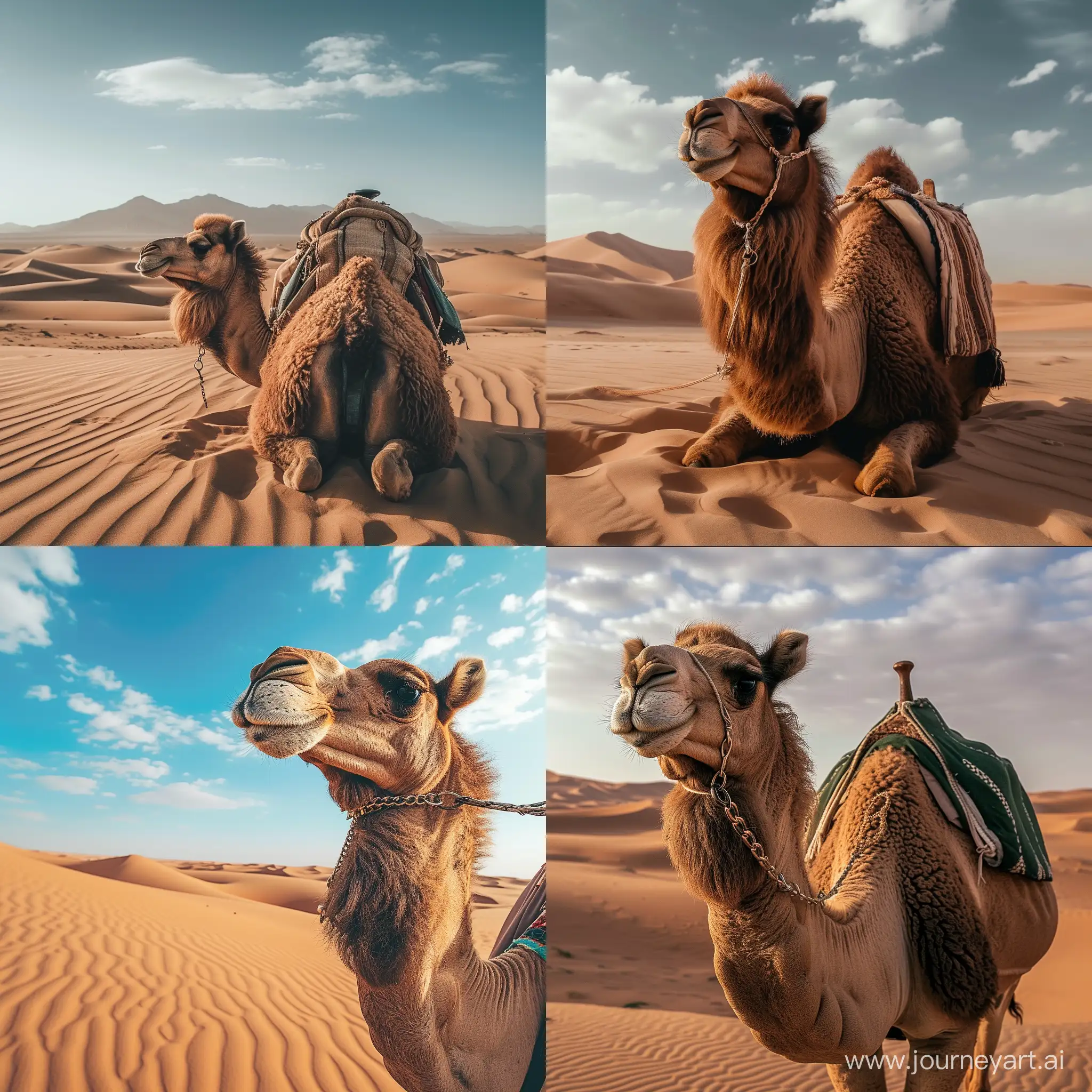 A CAMEL IN THE DESERT SAVED HIS FRIEND SHIP
