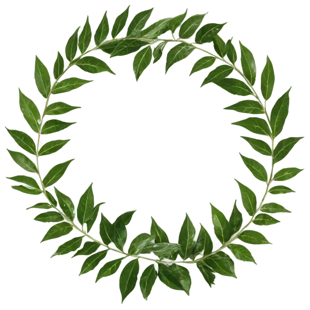 Captivating-PNG-Image-Neem-Leaf-Circle-Embrace-Natural-Beauty-and-Wellness