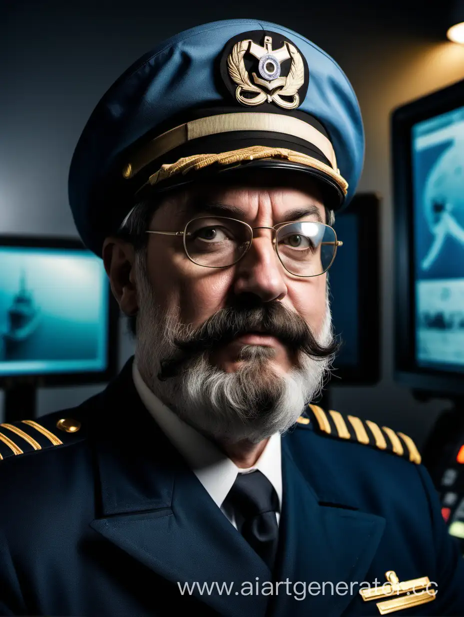 Confident-Submarine-Captain-with-Aviator-Glasses-Surrounded-by-Monitors